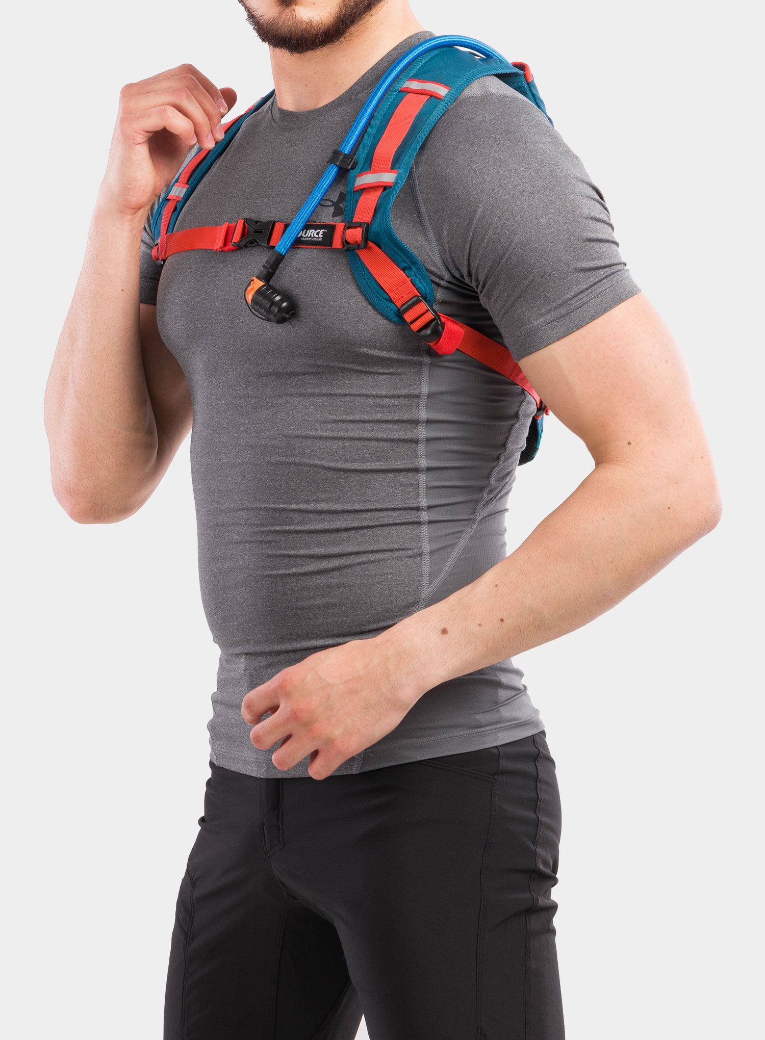 Nahrbtnik z mehom za vodo Source Durabag Pro 2L - coral blue