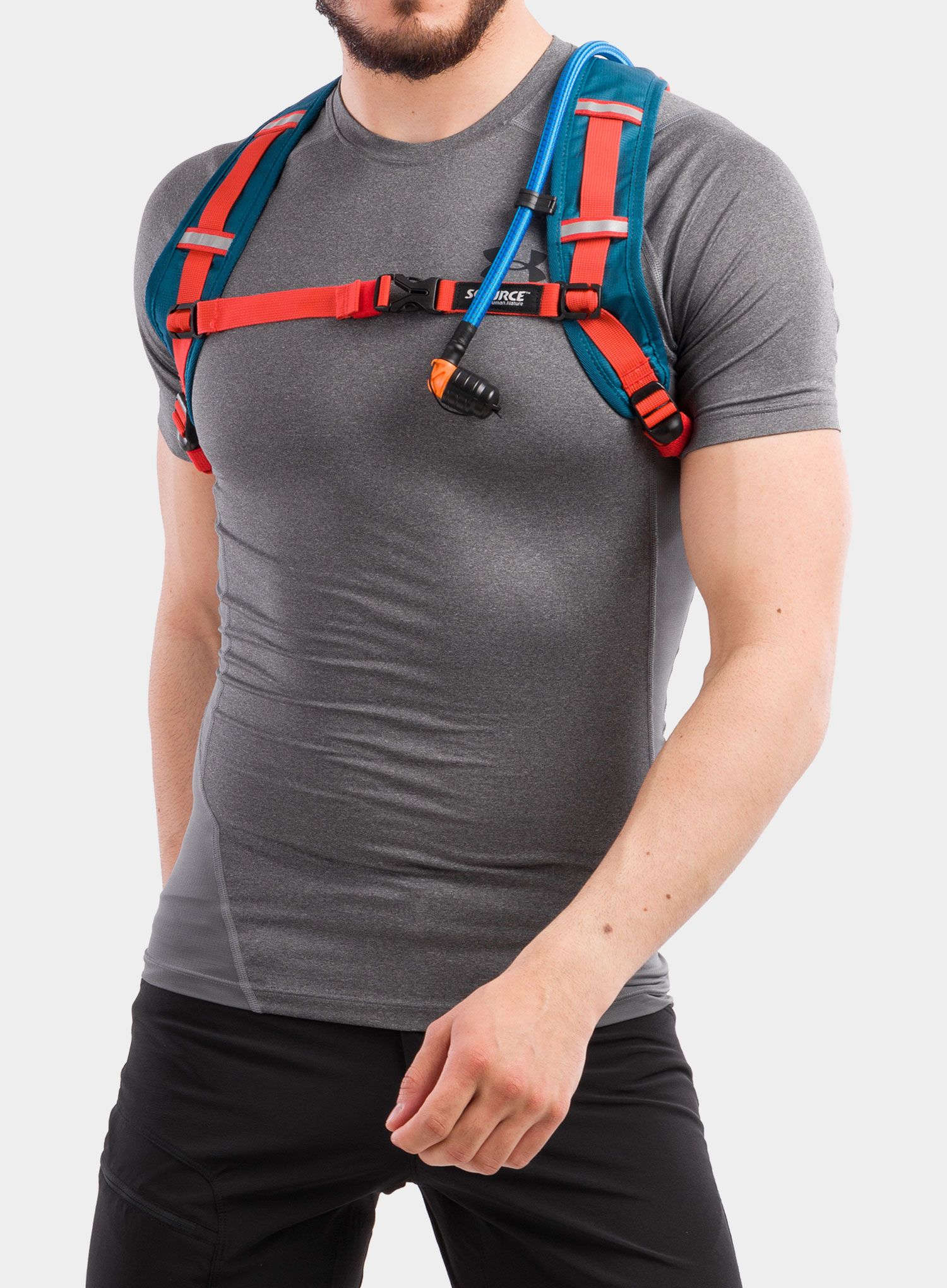 Nahrbtnik z mehom za vodo Source Durabag Pro 2L - coral blue