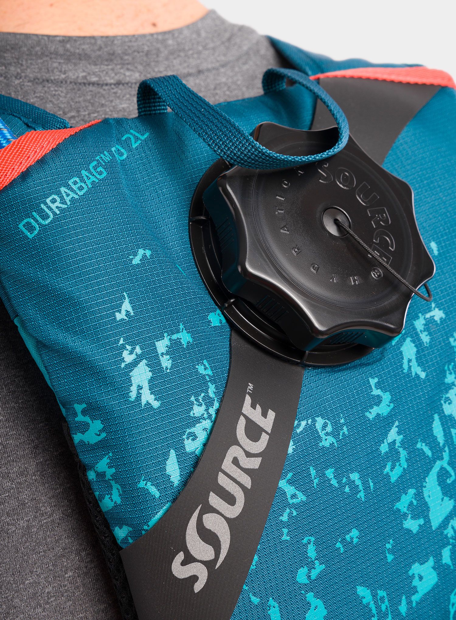 Nahrbtnik z mehom za vodo Source Durabag Pro 2L - coral blue