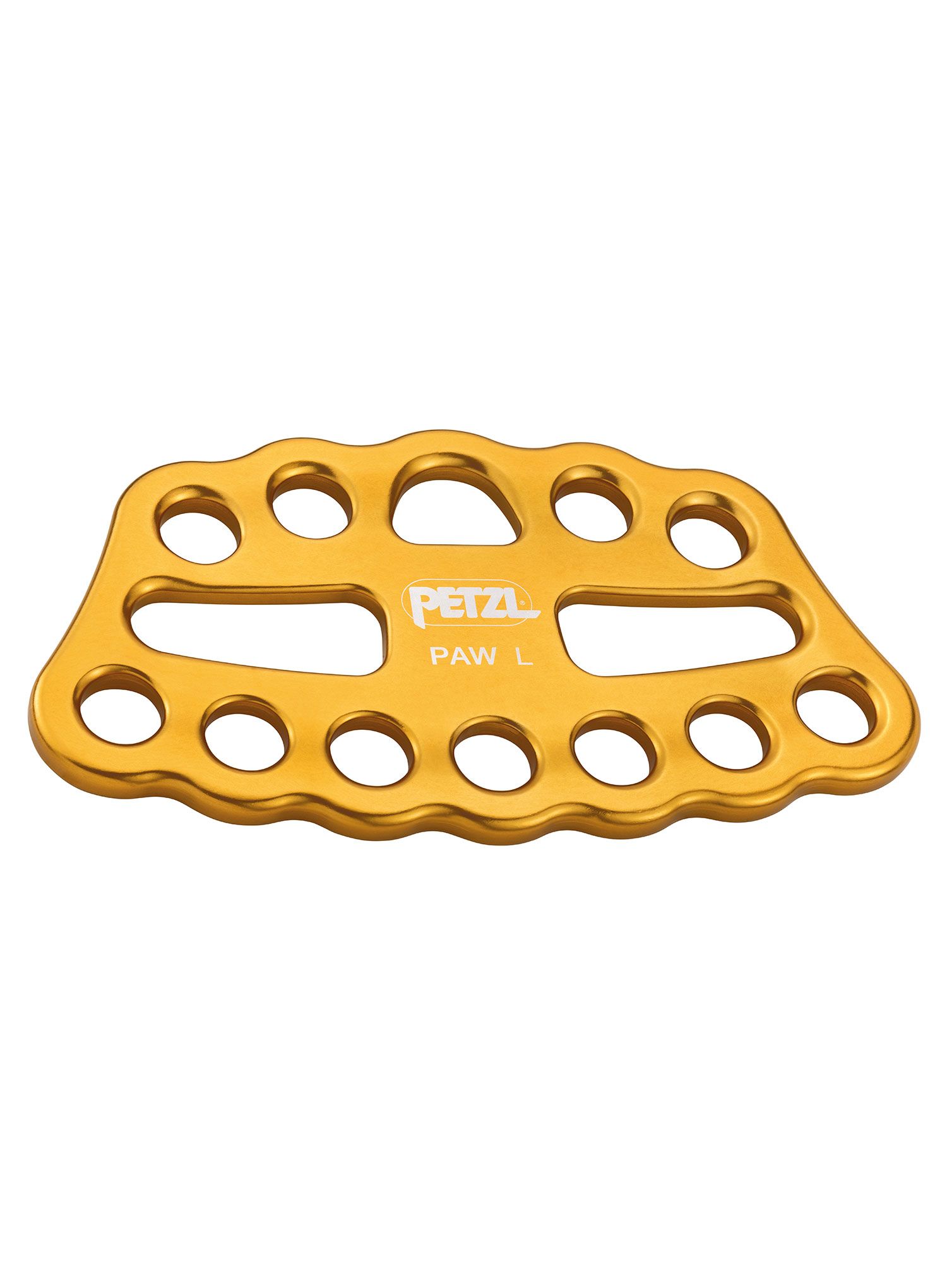Sidriščna ploščica Petzl Paw L - yellow