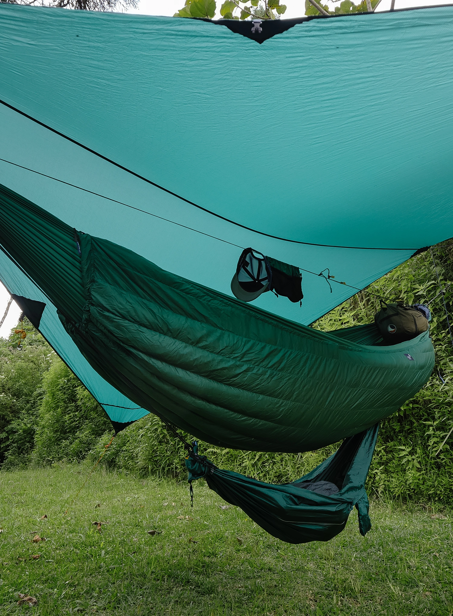 Podloga za visečo mrežo Ticket To The Moon Moonquilt PRO 650 - green