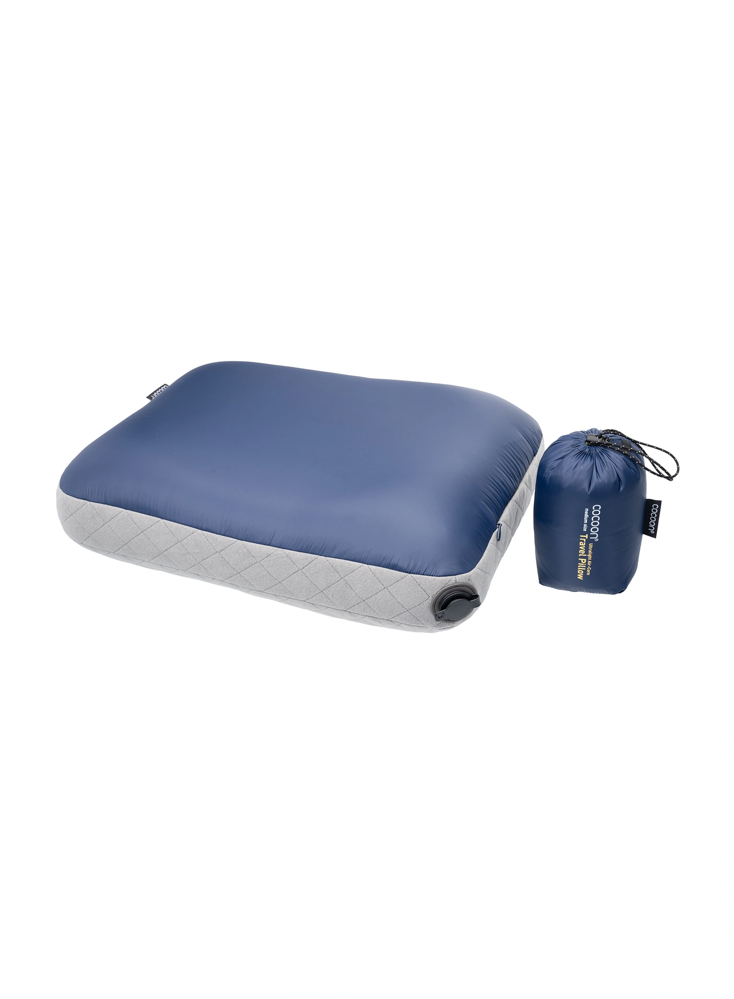 Potovalni vzglavnik Cocoon Air-Core Pillow - Ultralight Medium Size - dark indigo/grey