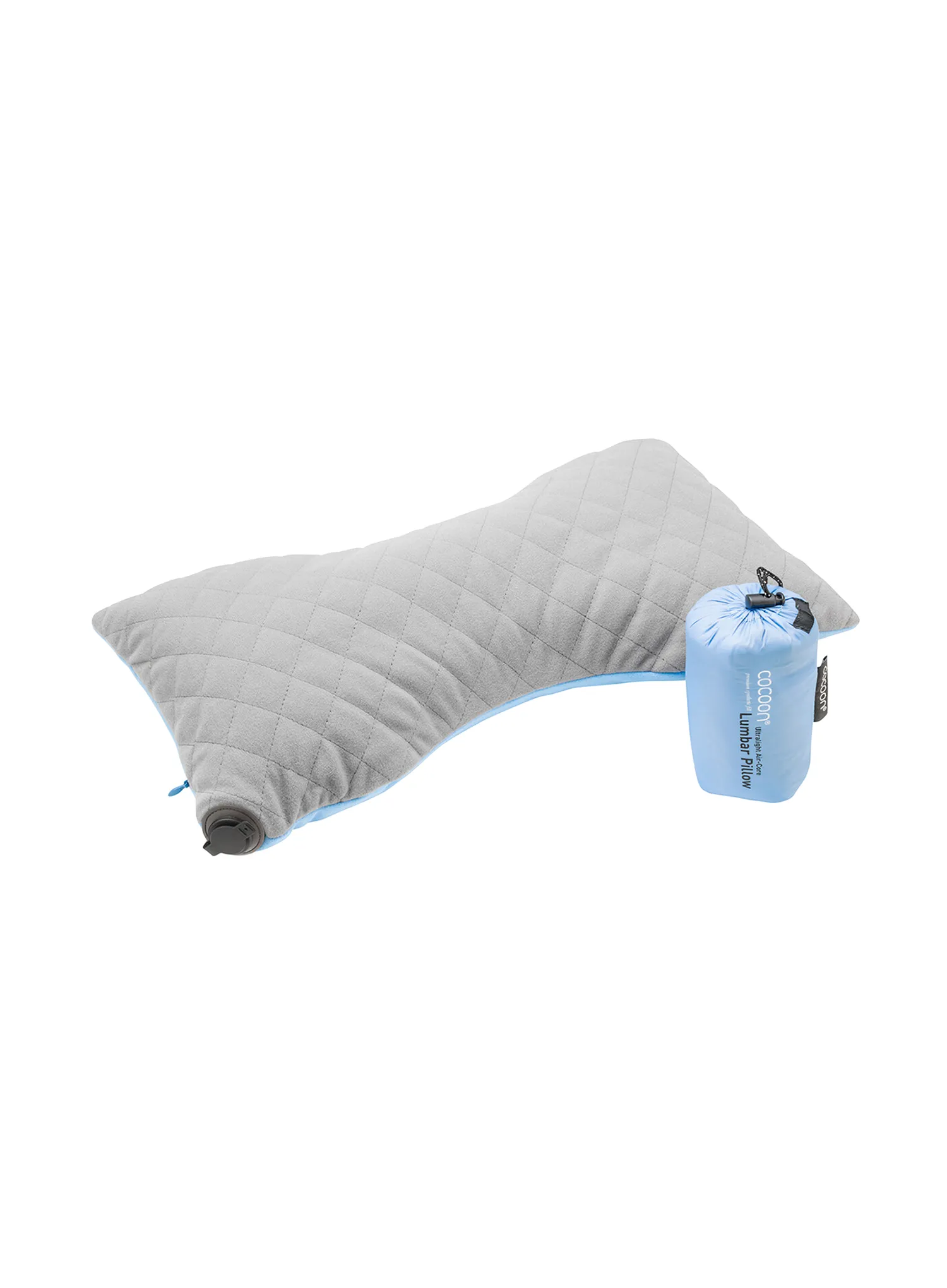 Potovalni vzglavnik Cocoon Lumbar Support Pillow - light blue/grey