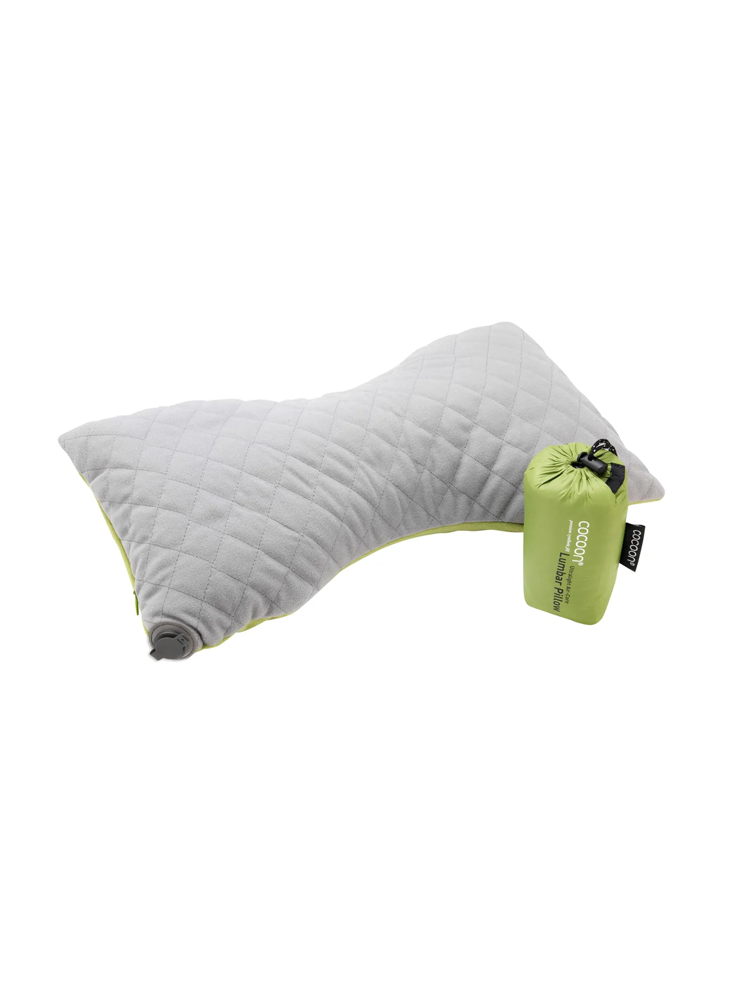 Potovalni vzglavnik Cocoon Lumbar Support Pillow - wasabi/grey