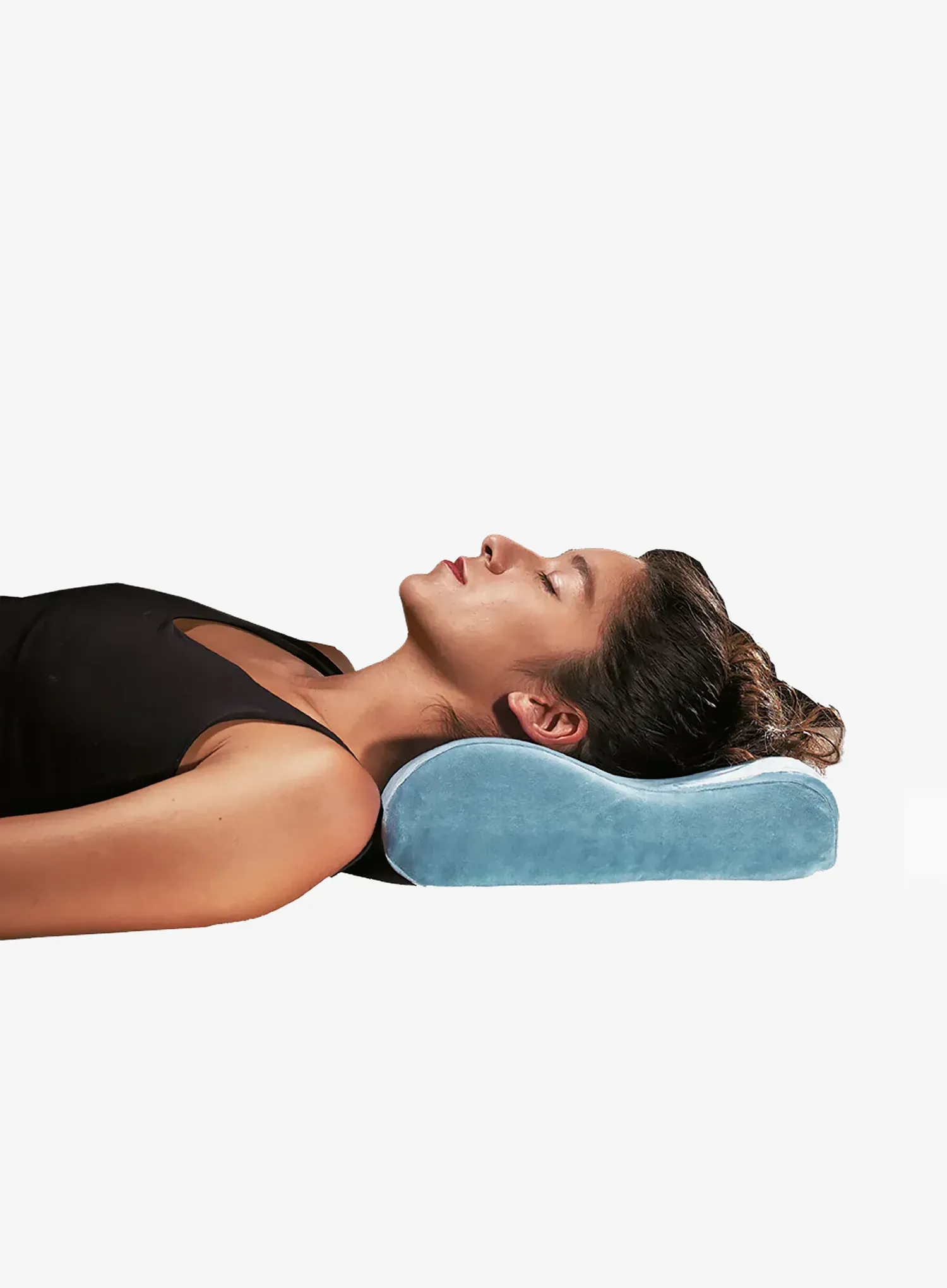 Potovalni vzglavnik Cocoon Memory Foam Travel Pillow - slate blue