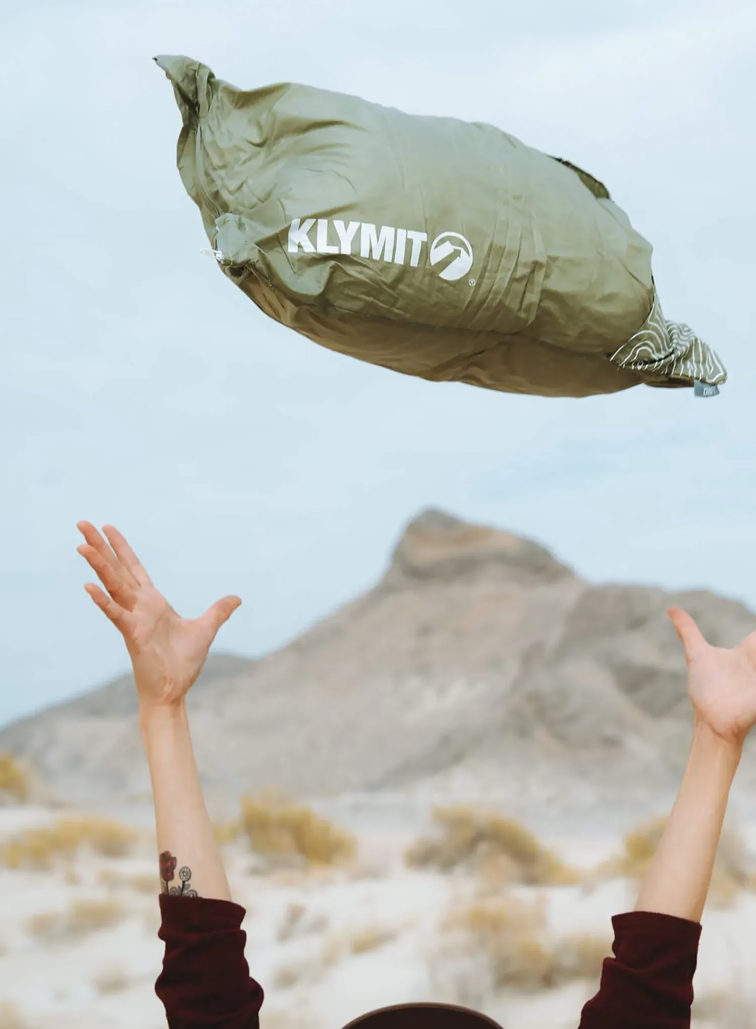 Potovalni vzglavnik Klymit Drift Pillow Large - green