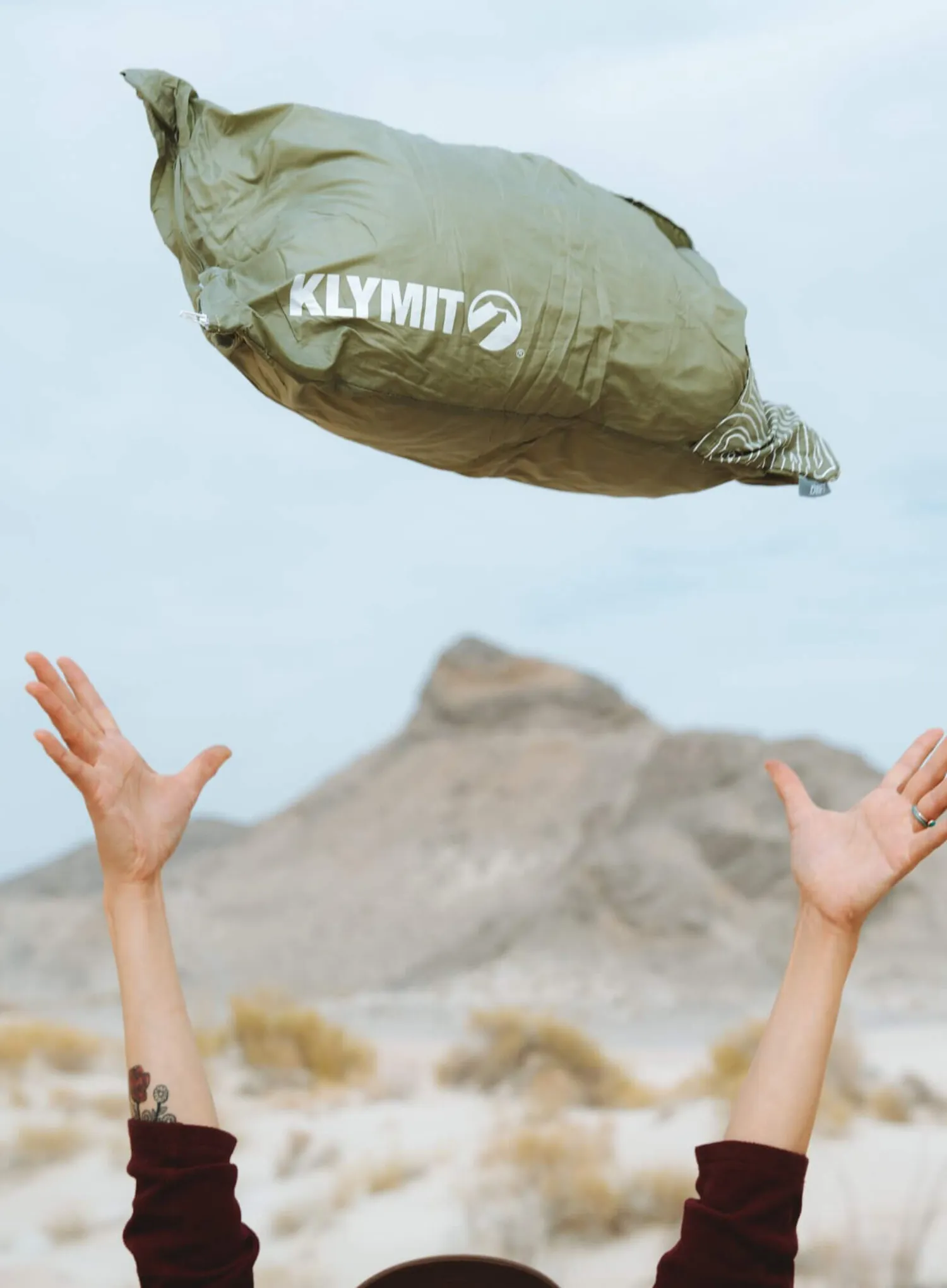 Potovalni vzglavnik Klymit Drift Pillow Regular - green/green