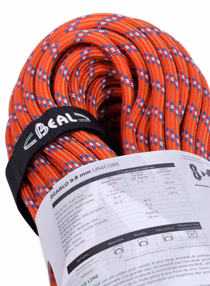 Plezalna vrv Beal Diablo 9,8 mm 60 m Unicore - red
