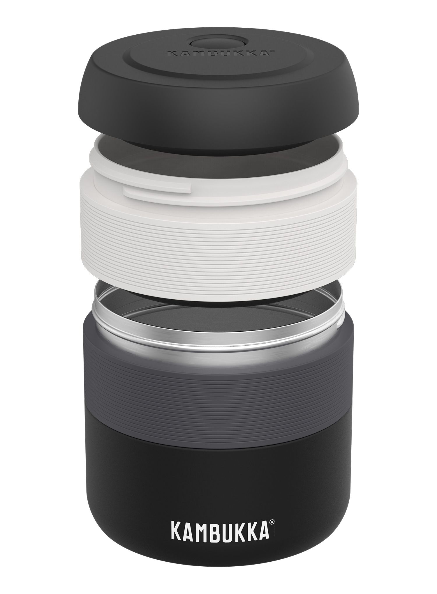 Posoda Kambukka Snack Container 75 ml - grey