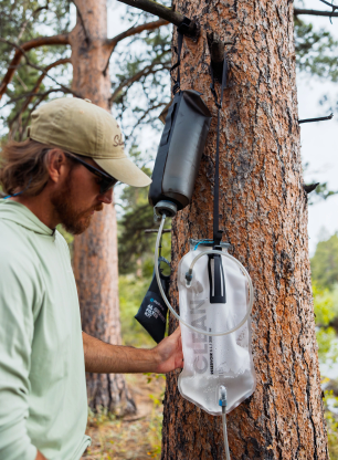 Posoda za vodo HydraPak Seeker+ Gravity Filter Kit - mammoth grey