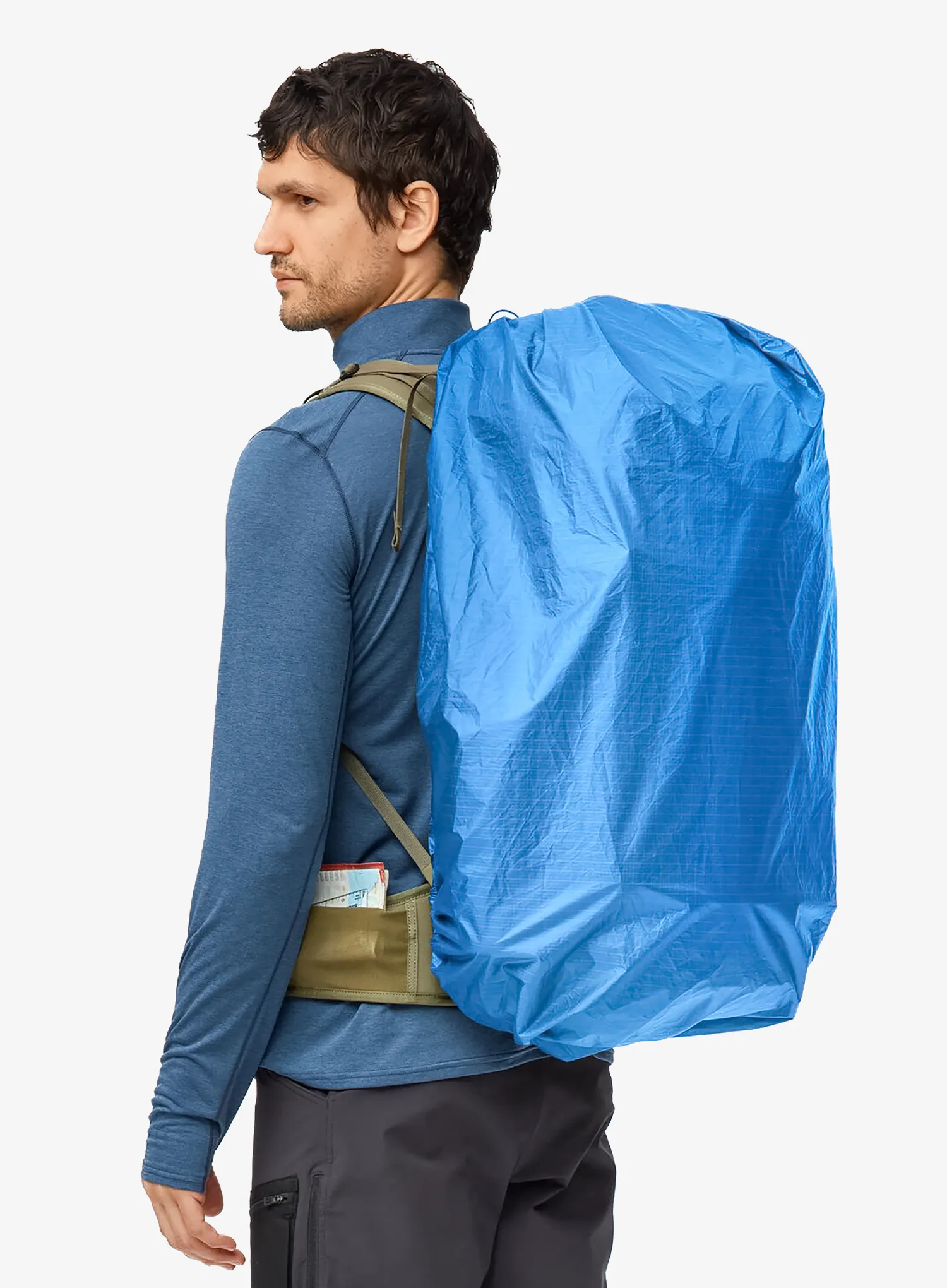 Prevleka za nahrbtnik Fjallraven Rain Cover Latt 45-50 - un blue