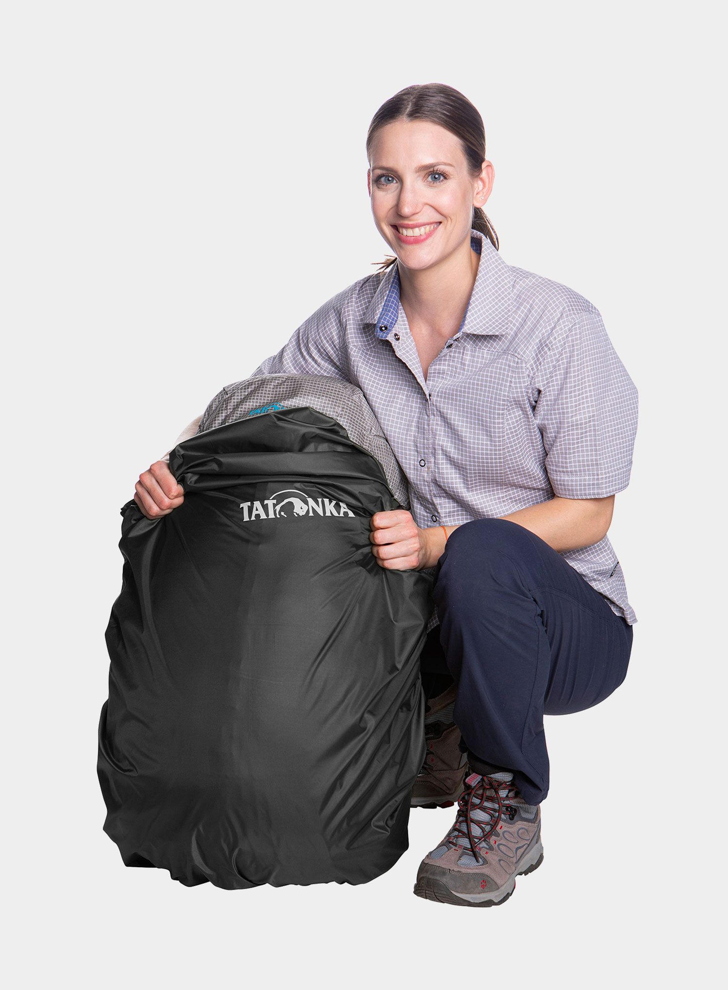Dežna prevleka za nahrbtnik Tatonka Rain Cover 40-55 - black