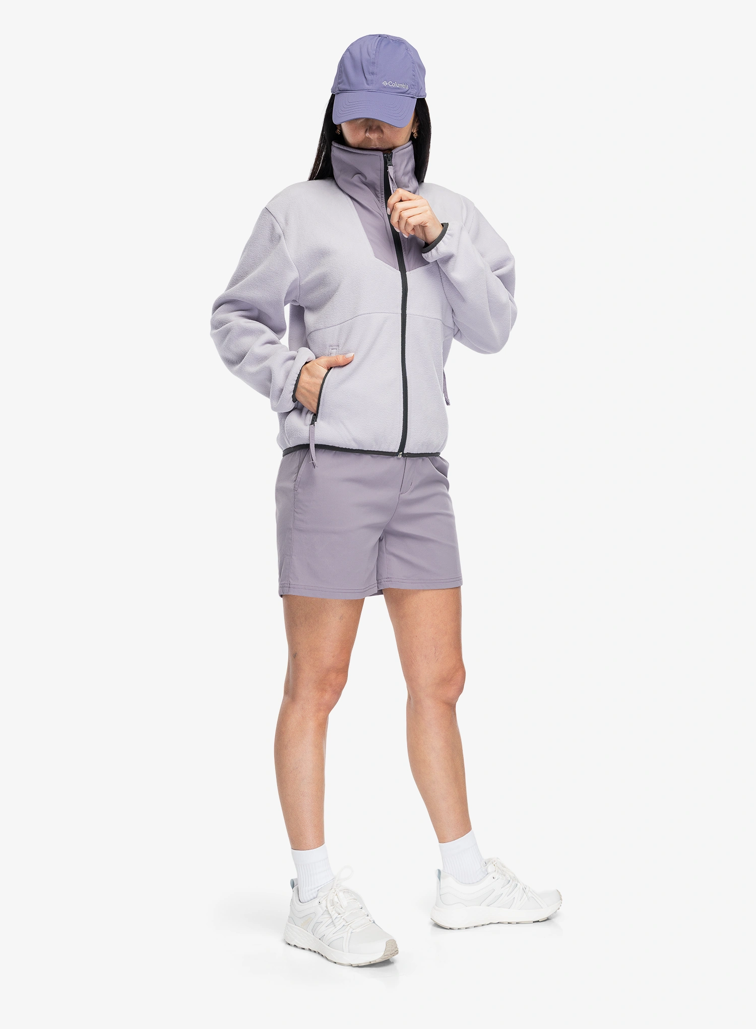 Ženski flis Columbia Sequoia Grove Full Zip Fleece - lavender pearl/shale purple