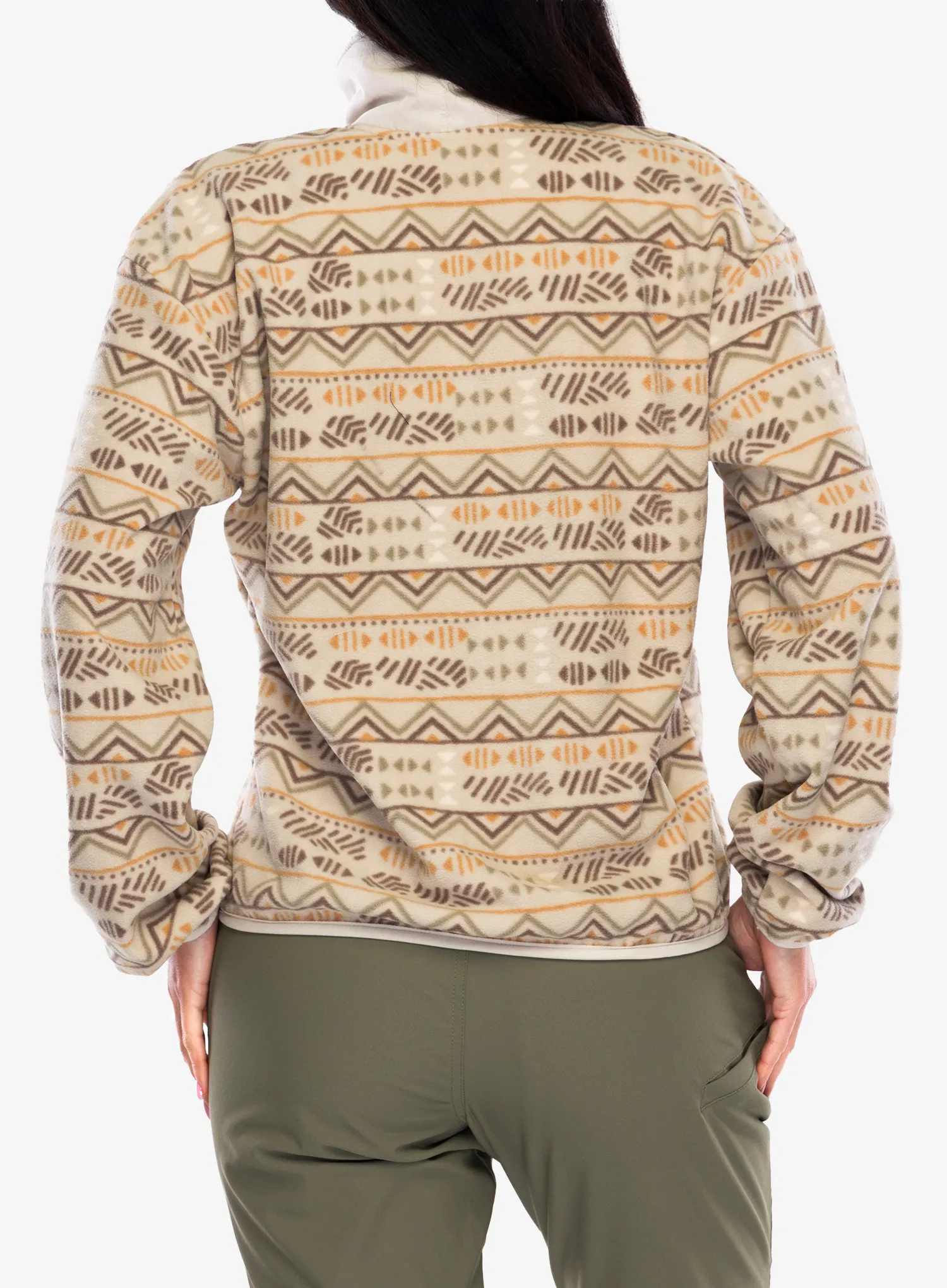 Ženski flis Columbia Sequoia Grove Printed Half Zip - dark stone horizons