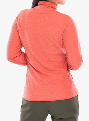 Ženski flis Craghoppers NosiLife Anya Jacket - red sandstone