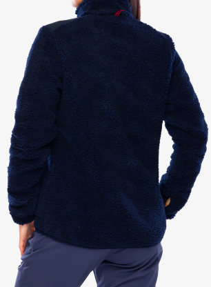 Ženski flis Dovre Teddy Fleece Merino Wool - navy
