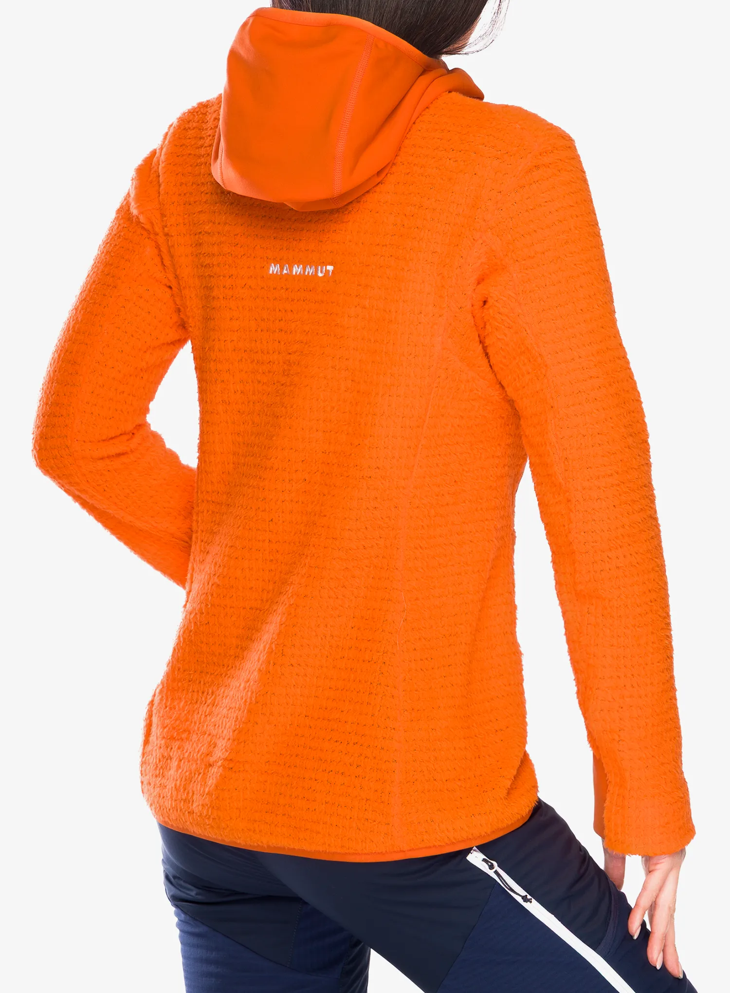 Ženski flis Mammut Eiger Nordwand Pro ML Air Hooded Jacket - eiger orange