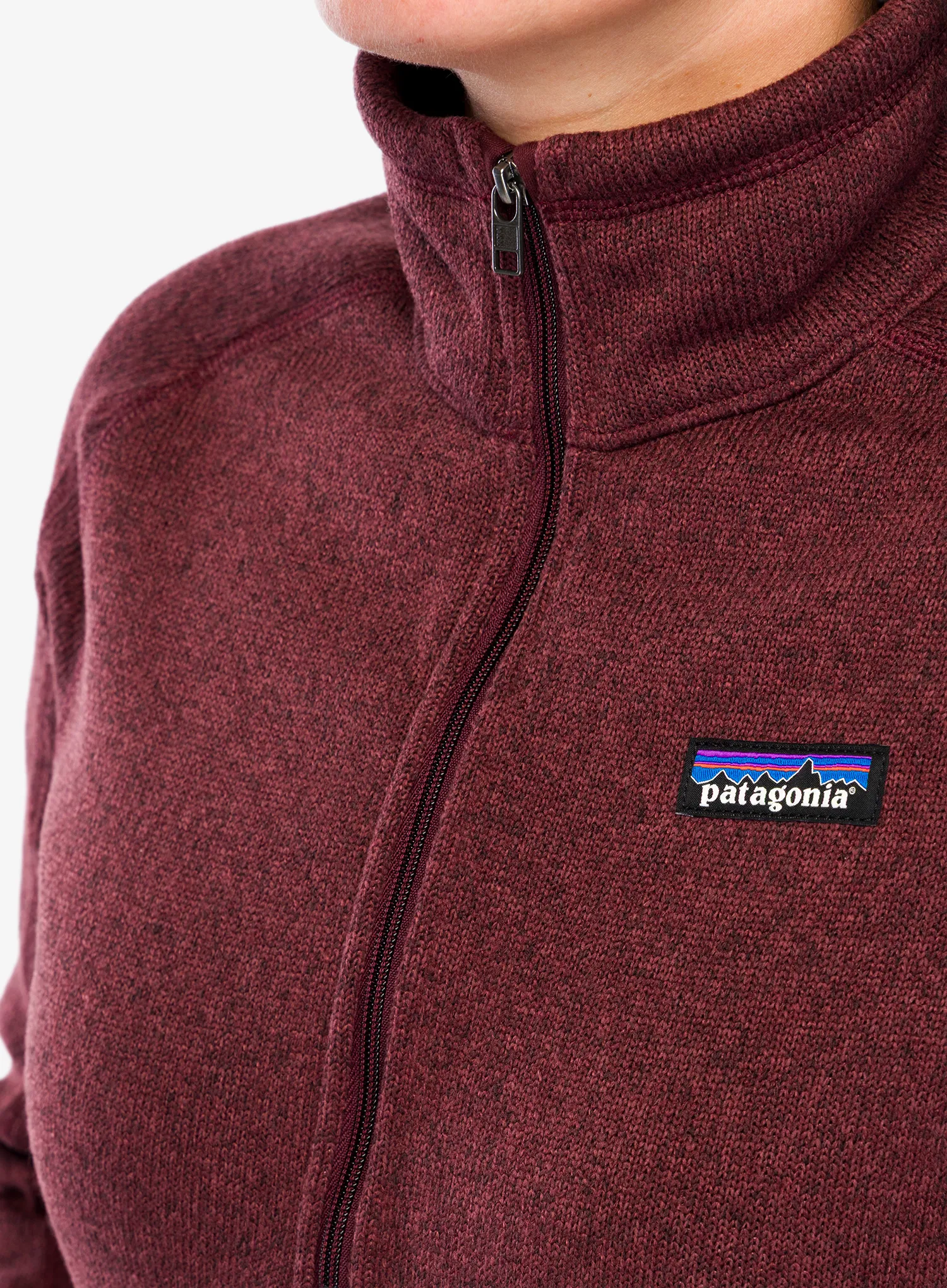 Ženski flis Patagonia Better Sweater 1/4 Zip - dark ruby
