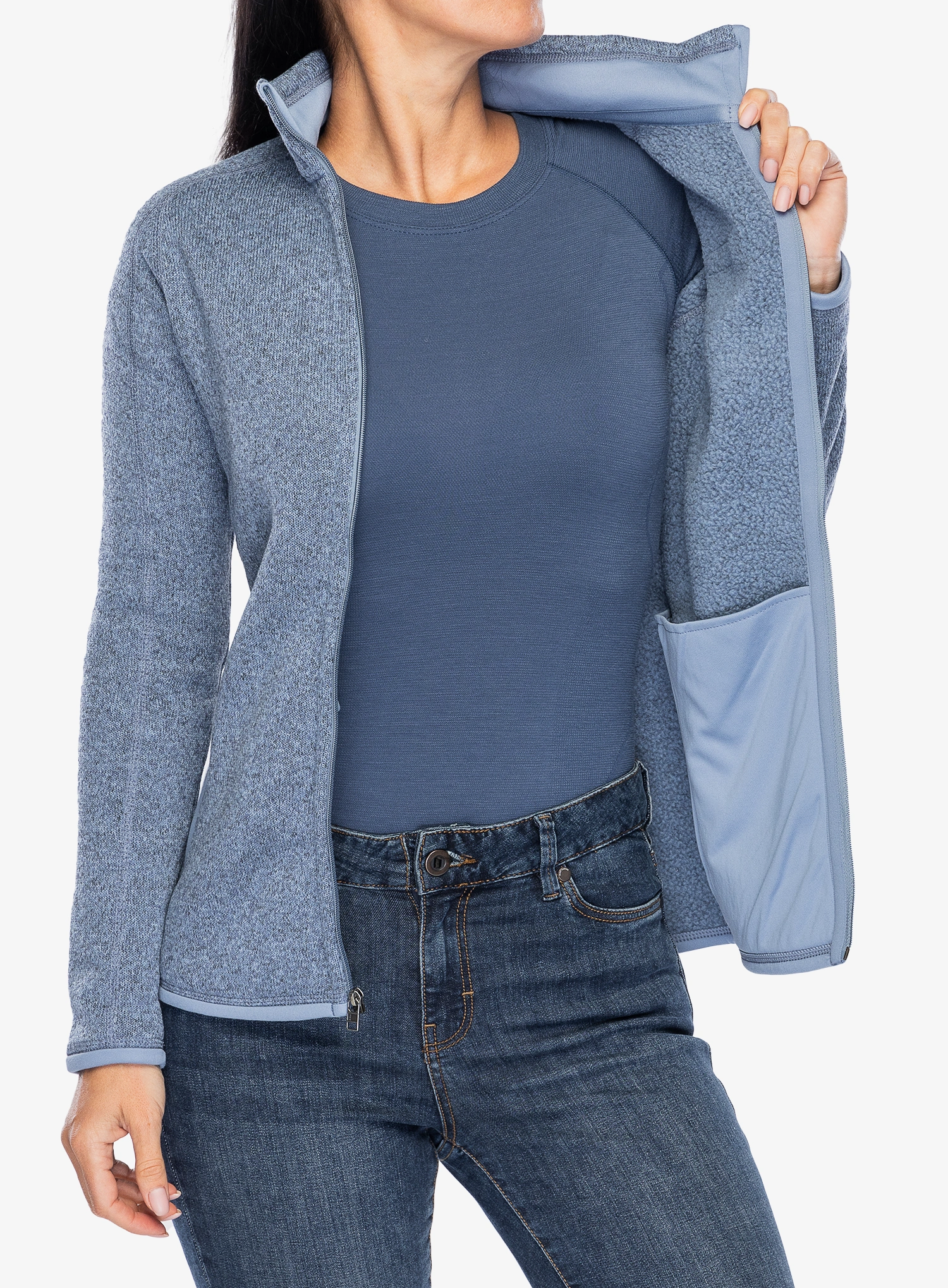 Ženski flis Patagonia Better Sweater Jacket - barnacle blue