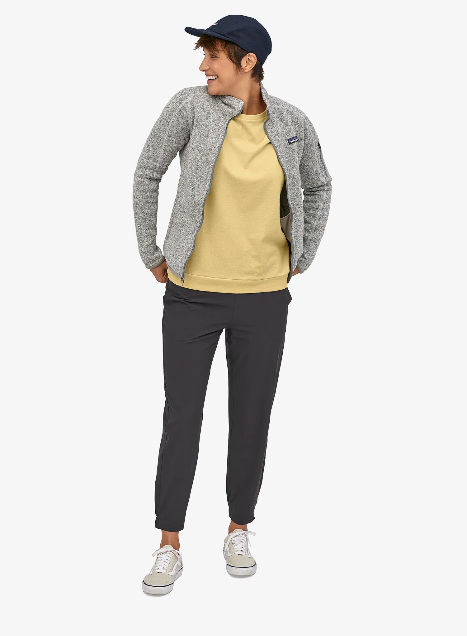 Ženski flis Patagonia Better Sweater Jacket - birch white