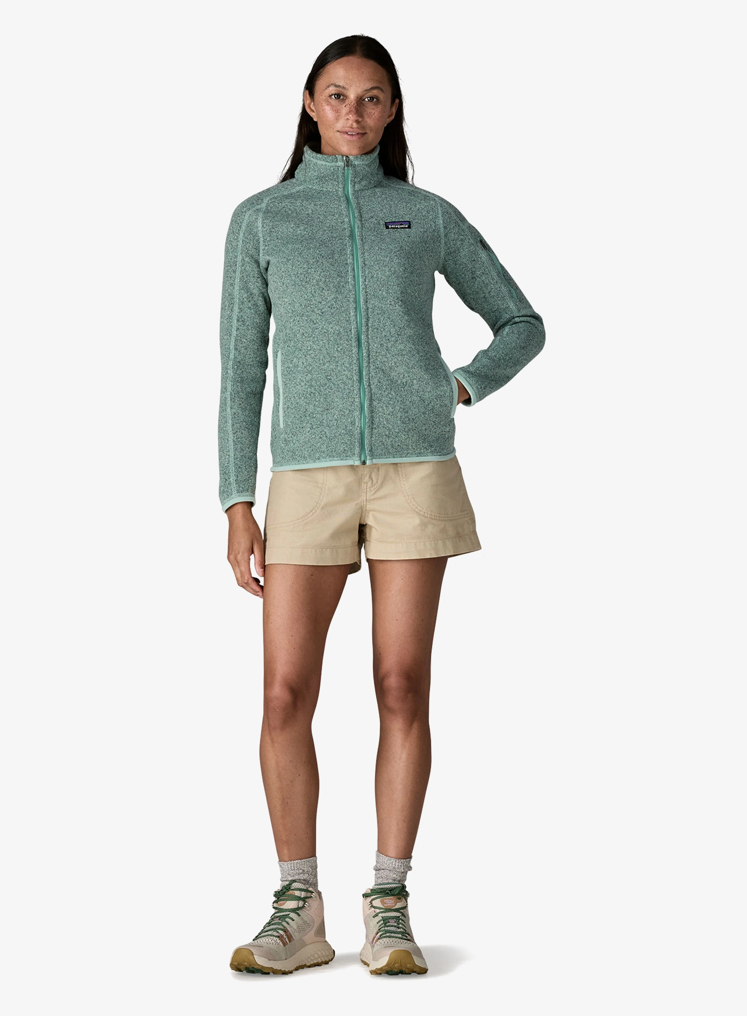 Ženski flis Patagonia Better Sweater Jacket - thin ice