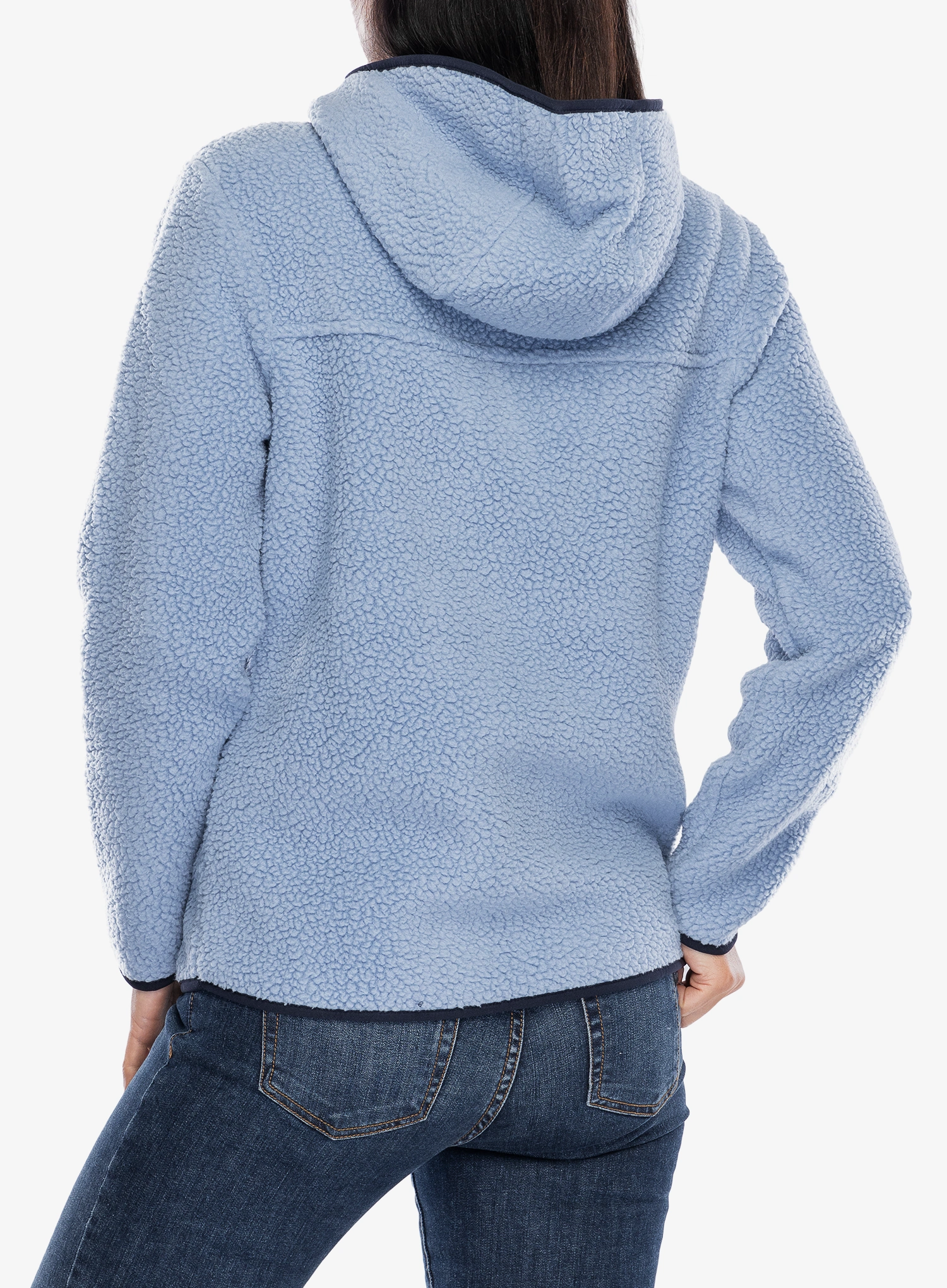 Ženski flis Patagonia Retro Pile Hoody - barnacle blue
