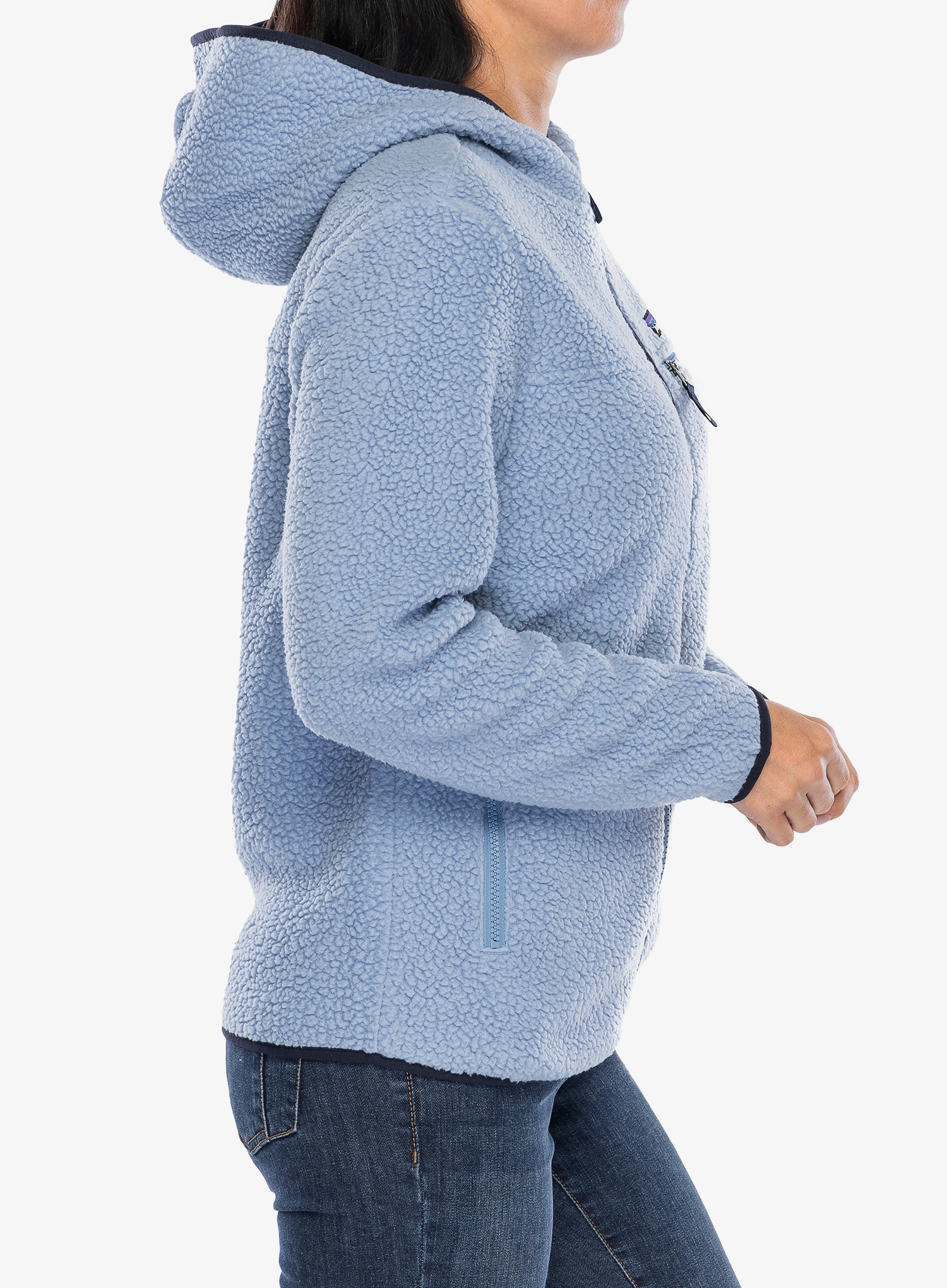Ženski flis Patagonia Retro Pile Hoody - barnacle blue