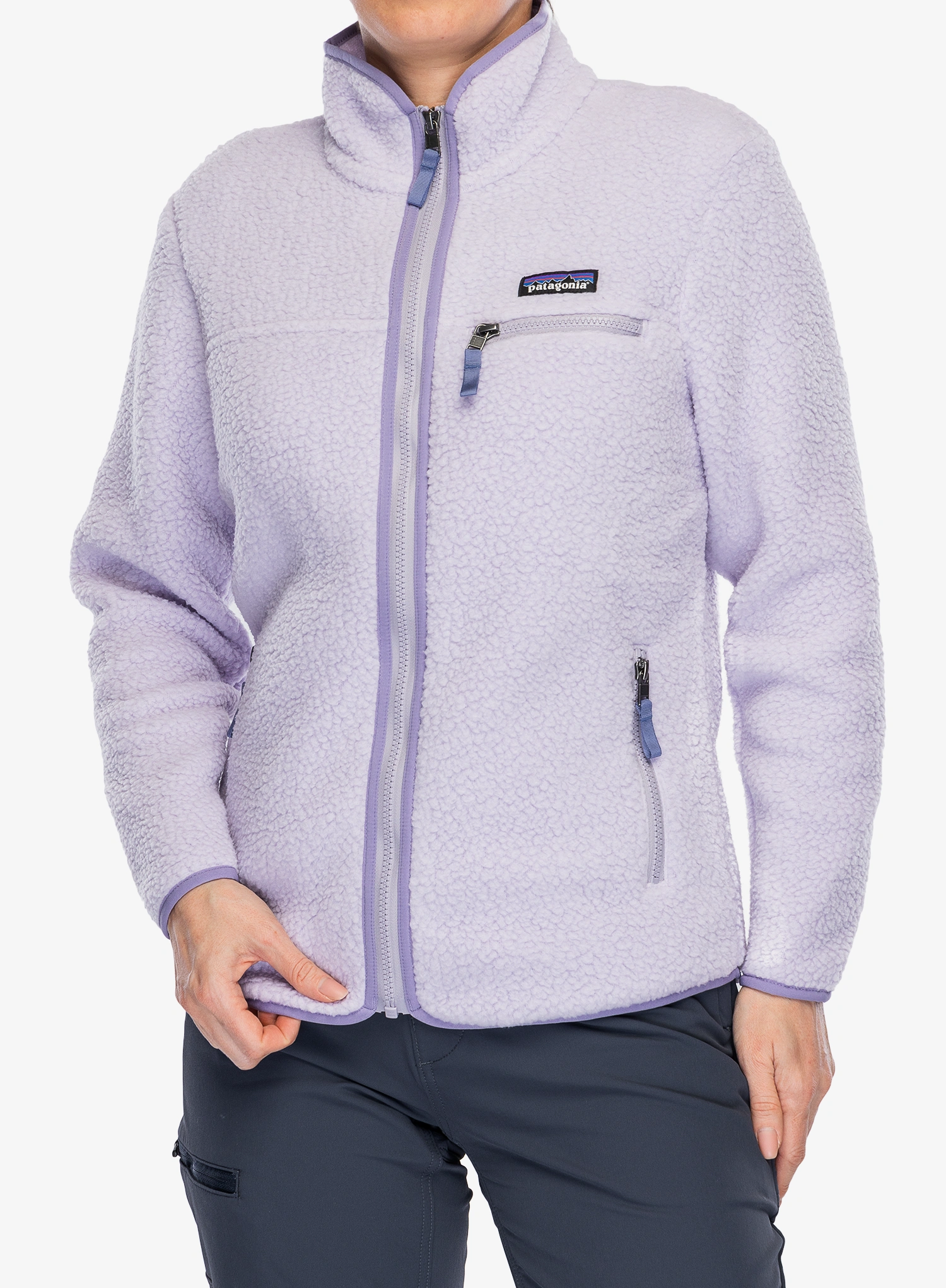 Ženski flis Patagonia Retro Pile Jacket - foxglove purple
