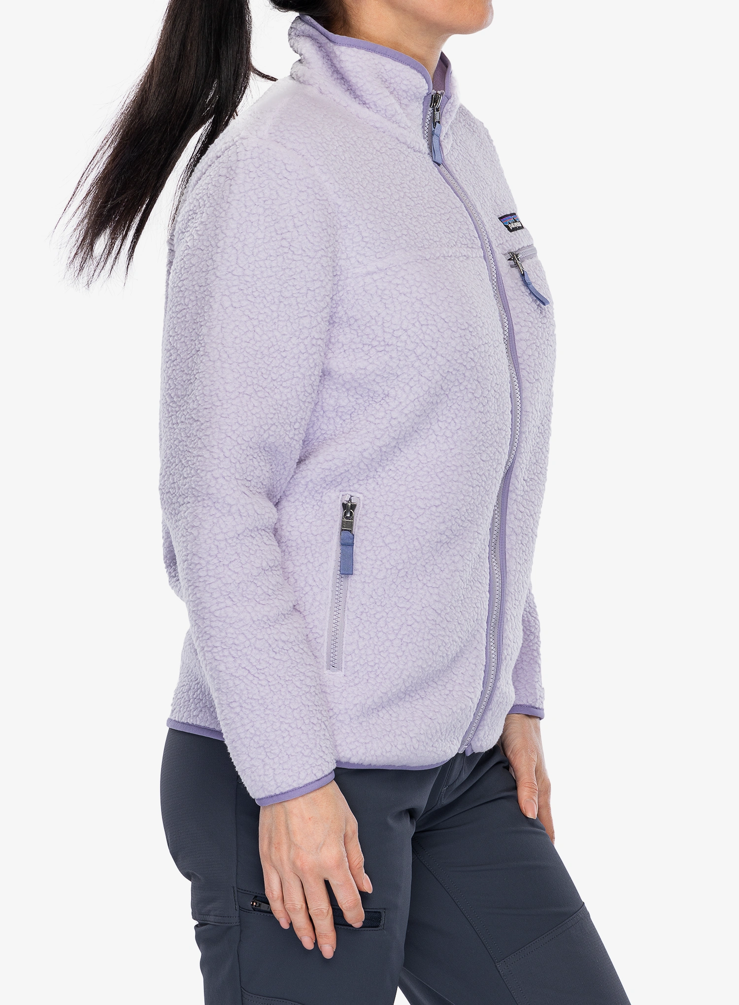 Ženski flis Patagonia Retro Pile Jacket - foxglove purple
