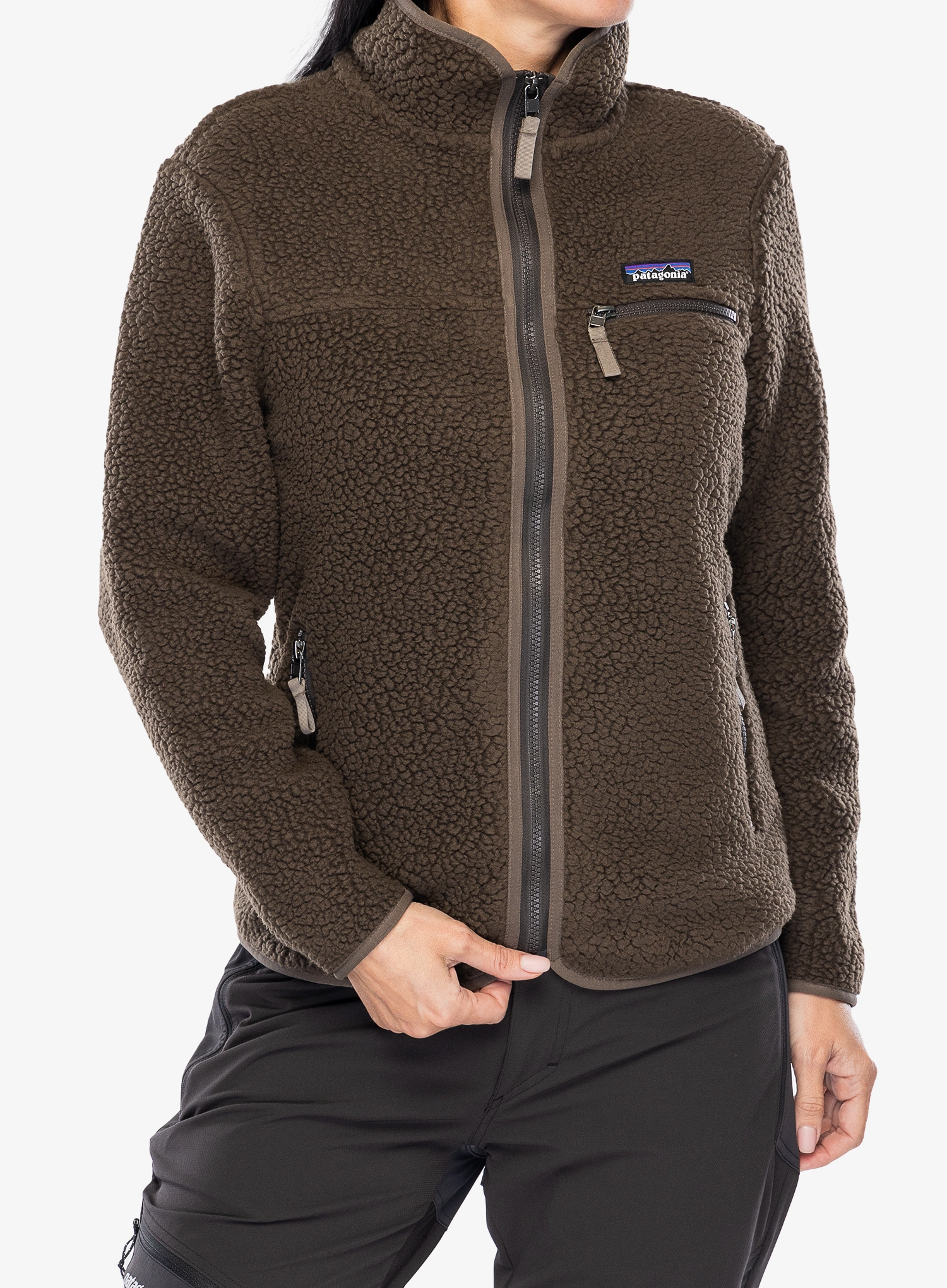 Ženski flis Patagonia Retro Pile Jacket - otter brown