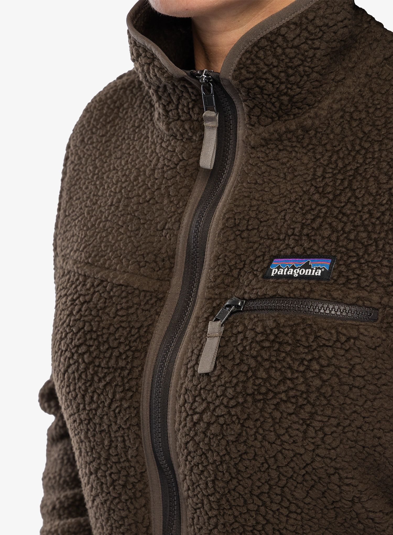 Ženski flis Patagonia Retro Pile Jacket - otter brown