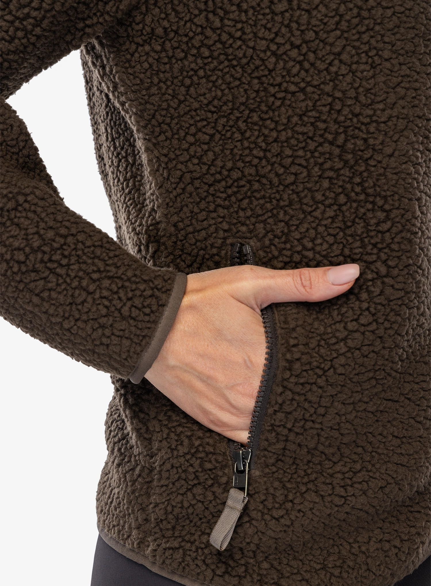 Ženski flis Patagonia Retro Pile Jacket - otter brown