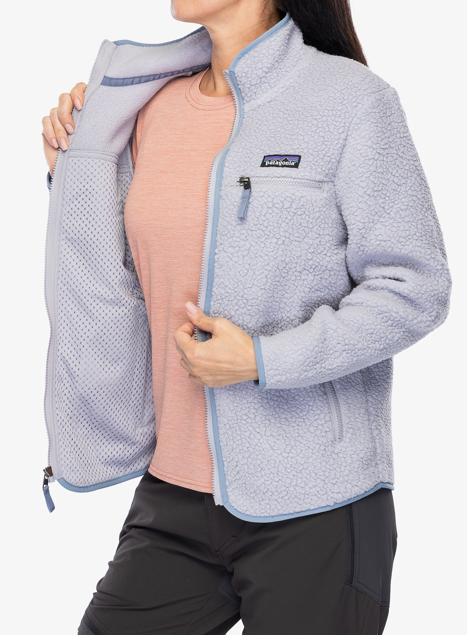 Ženski flis Patagonia Retro Pile Jacket - permafrost purple