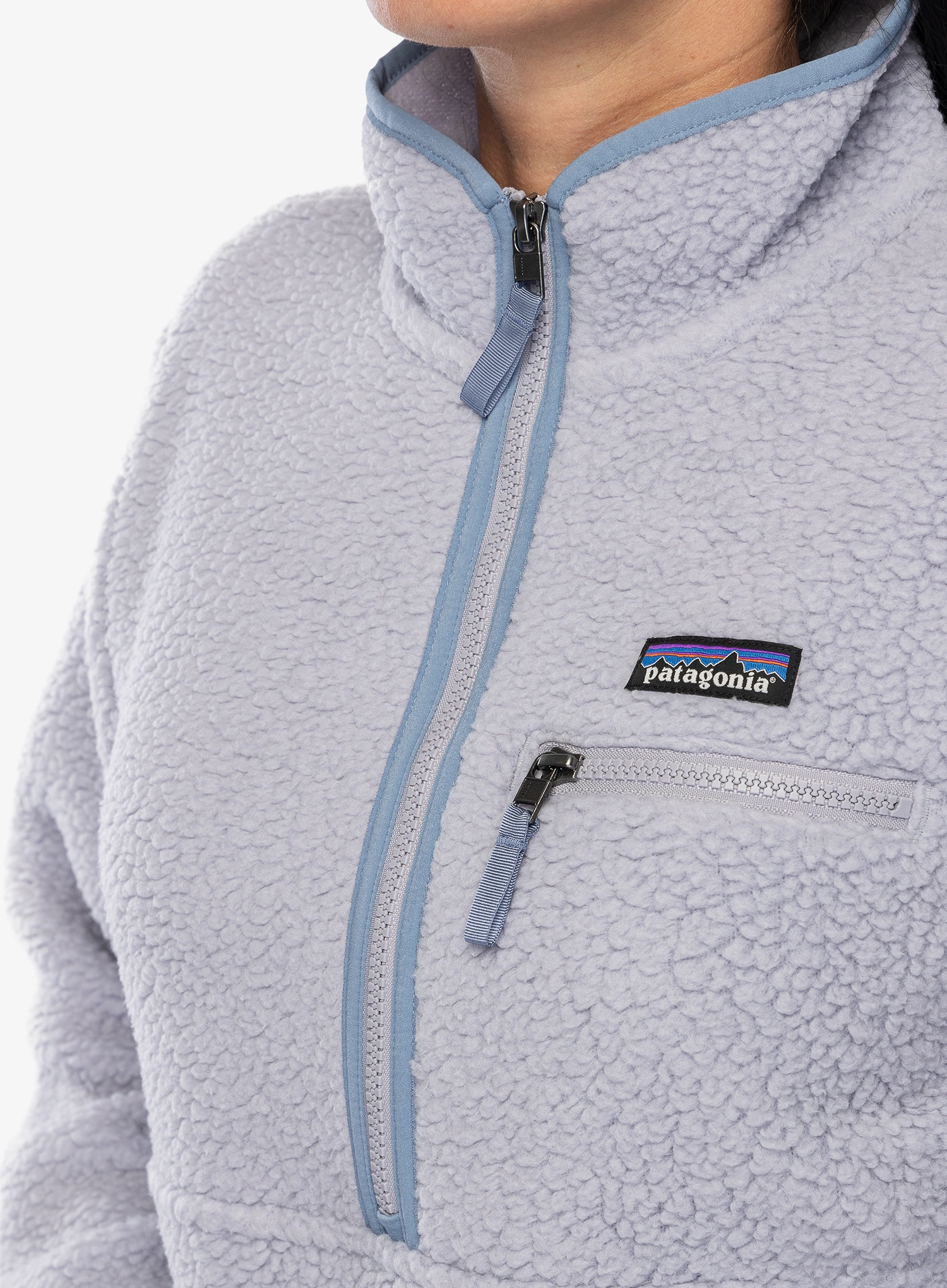 Ženski flis Patagonia Retro Pile Marsupial - permafrost purple