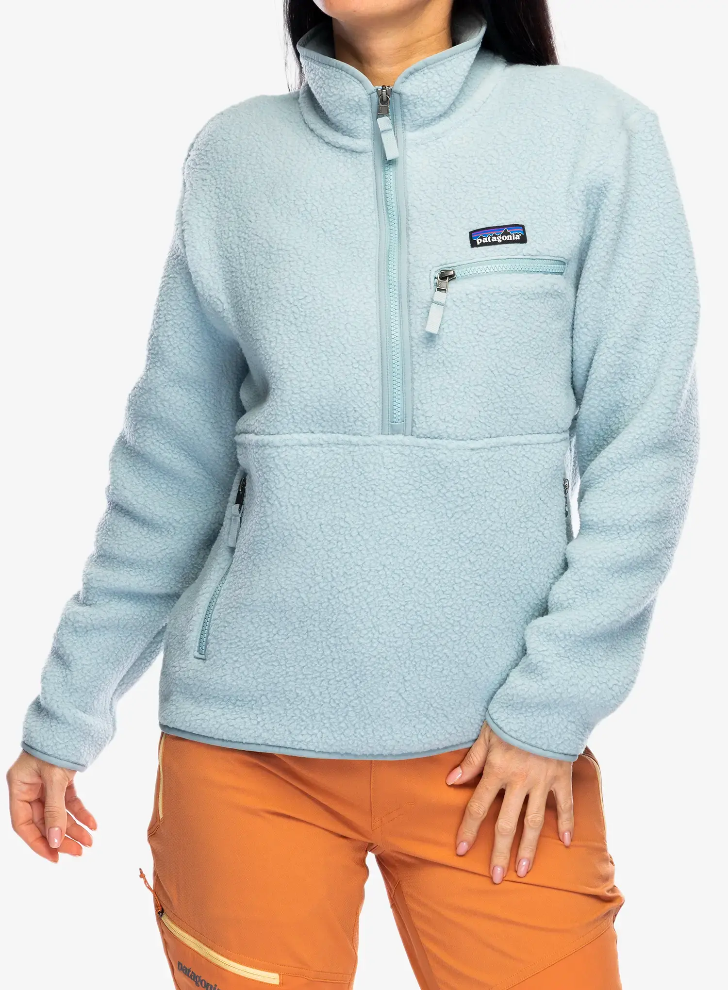Ženski flis Patagonia Retro Pile Marsupial - thermal blue