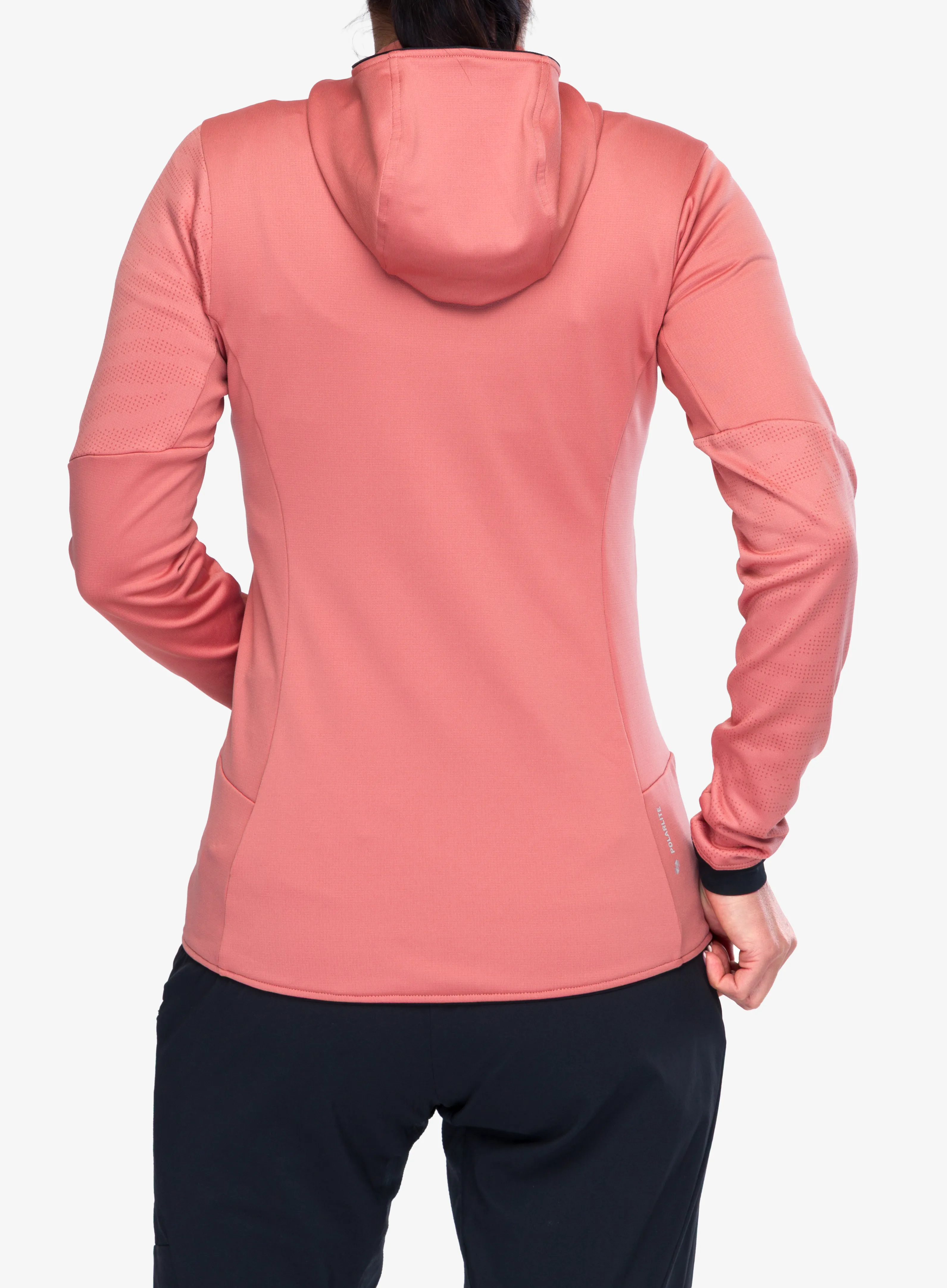 Ženski flis Salewa Sella Crevasse HD Jacket - desert pink
