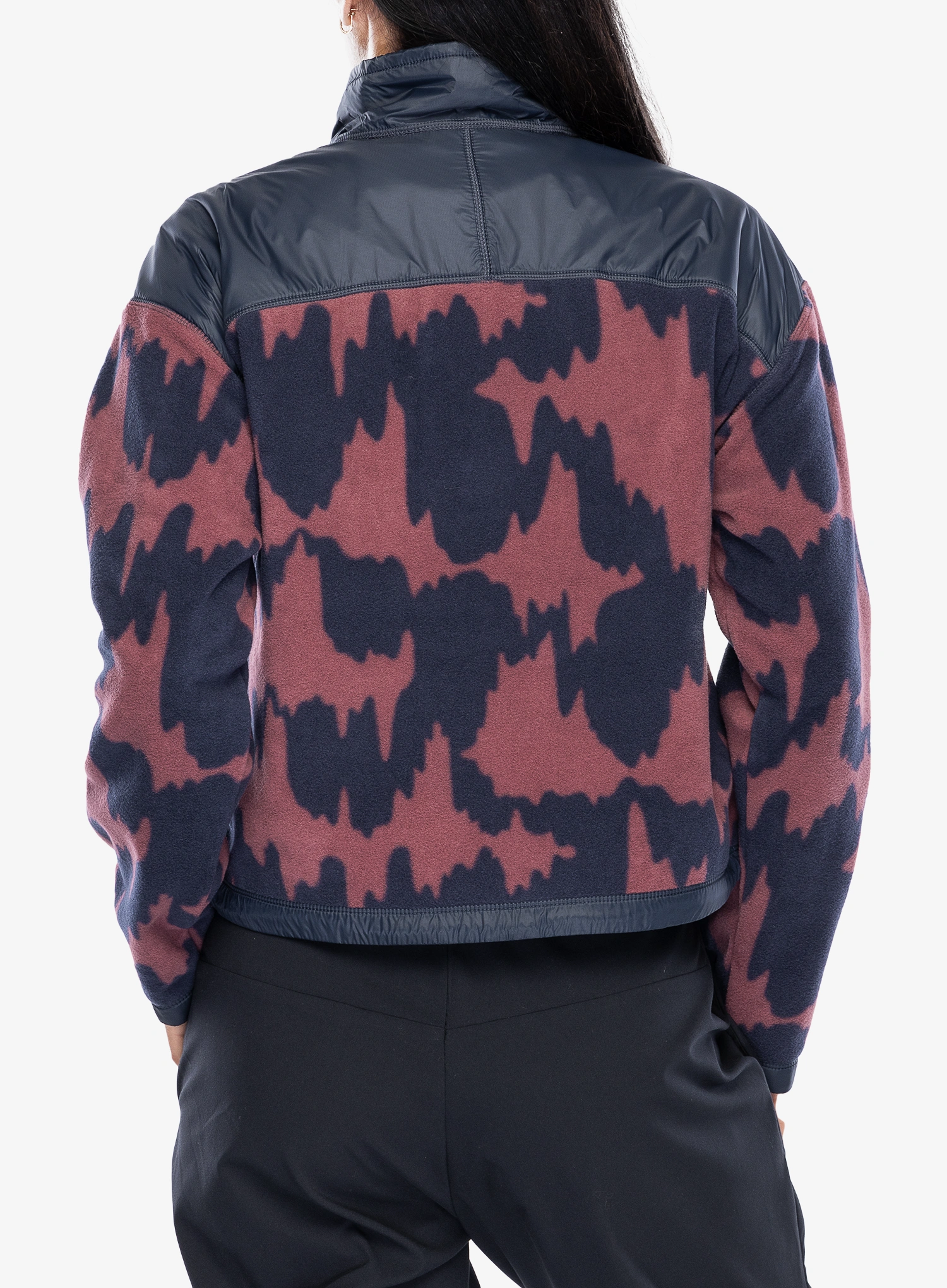 Ženski flis Salomon Chroma Fleece Cardigan - blue nights