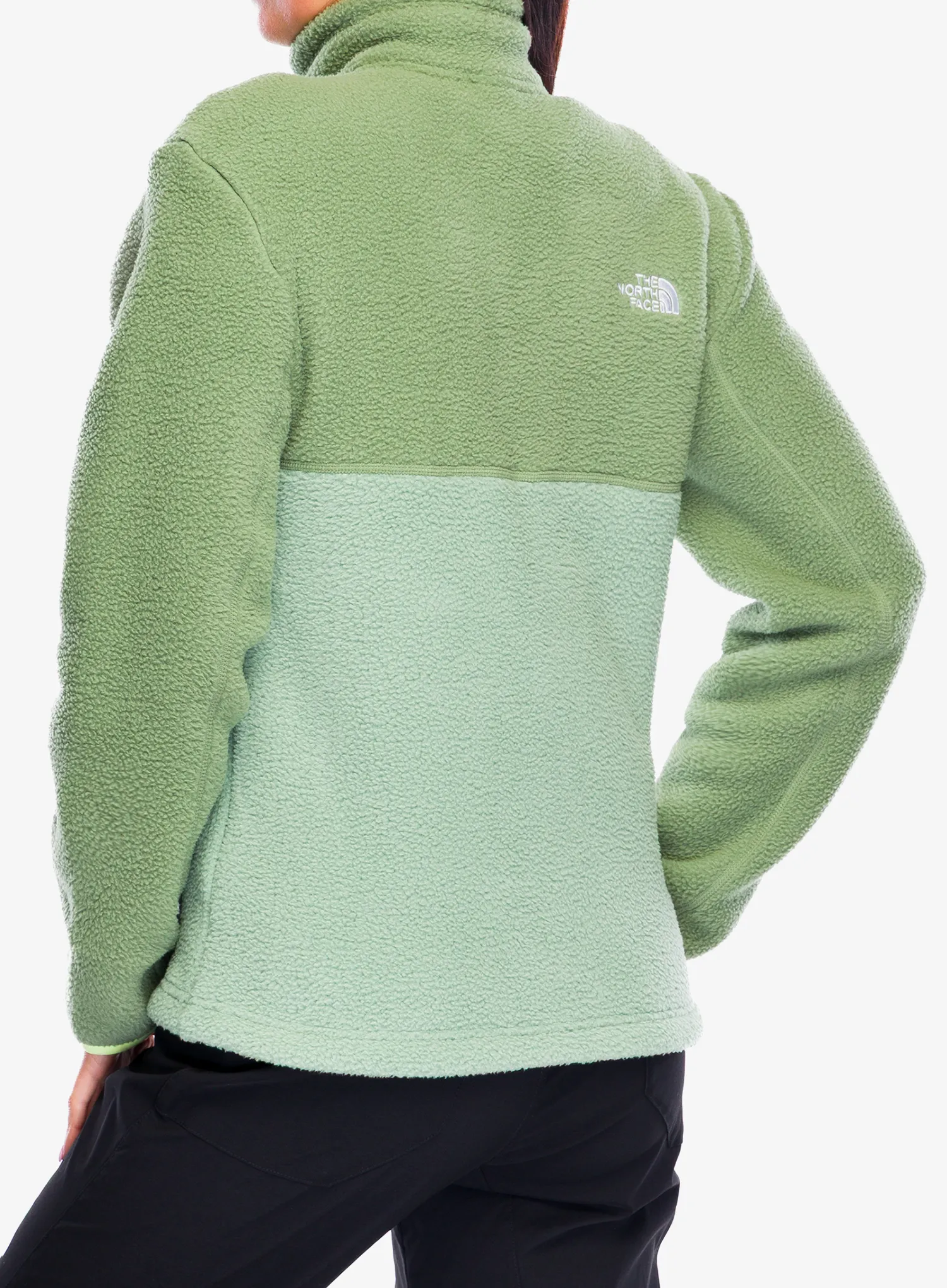 Ženski flis The North Face Yumiori Full Zip - slate moss/bark mist