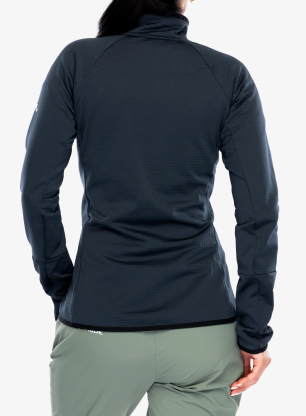 Ženski flis Vaude Monviso Fleece FZ Jacket II - black/black