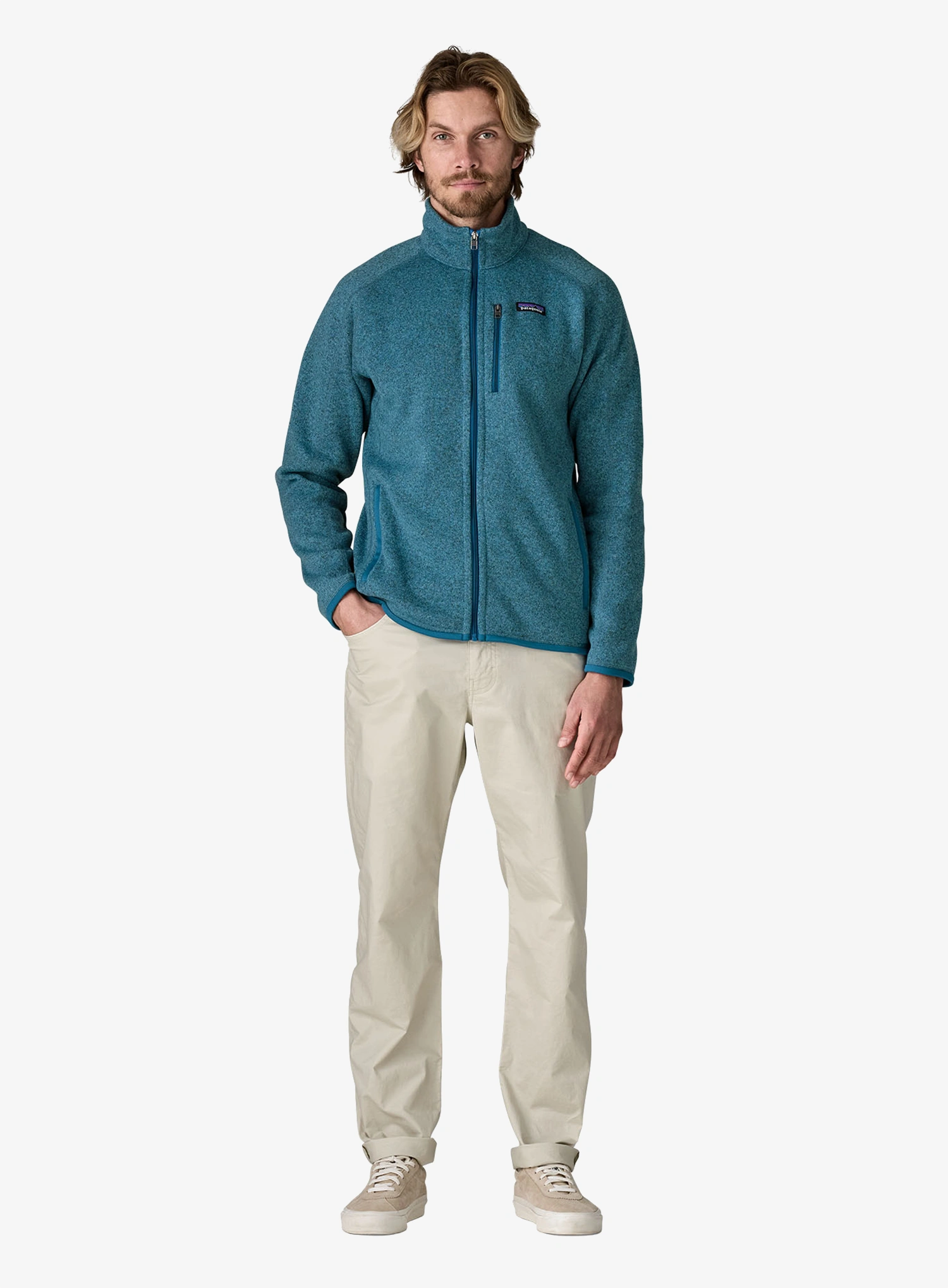 Flis Patagonia Better Sweater Jacket - aquatic blue