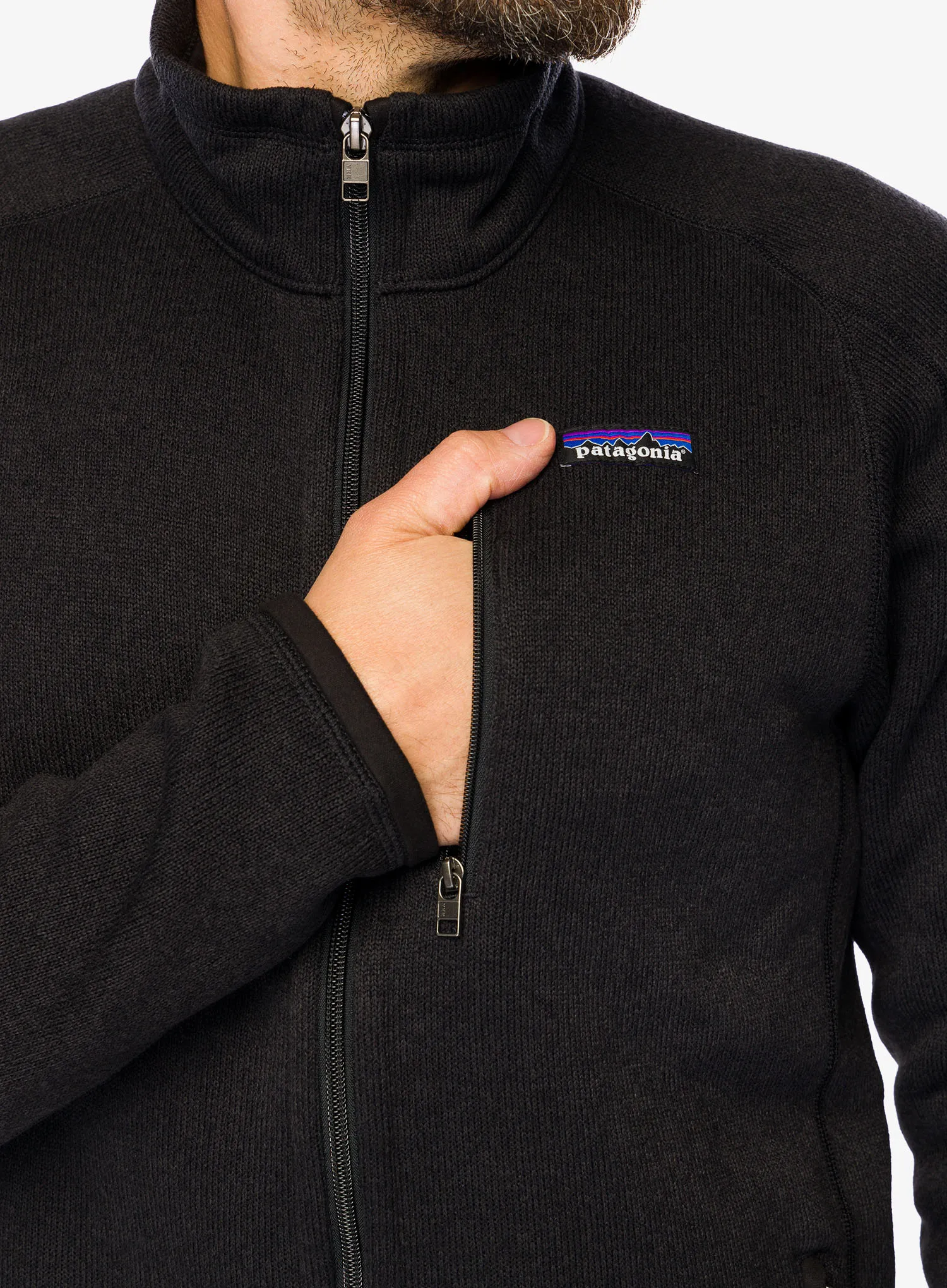 Flis Patagonia Better Sweater Jacket - black