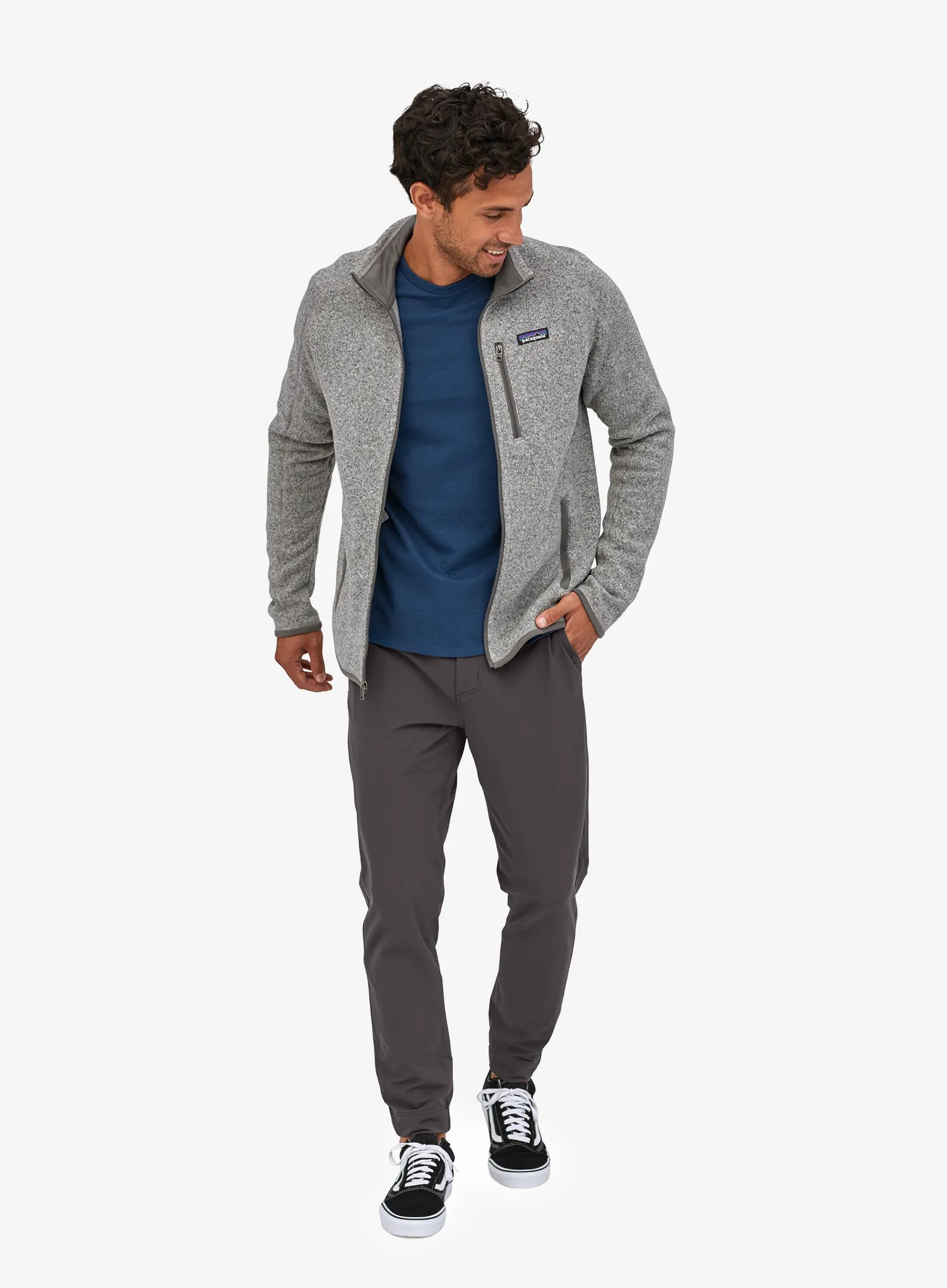Flis Patagonia Better Sweater Jacket - stonewash