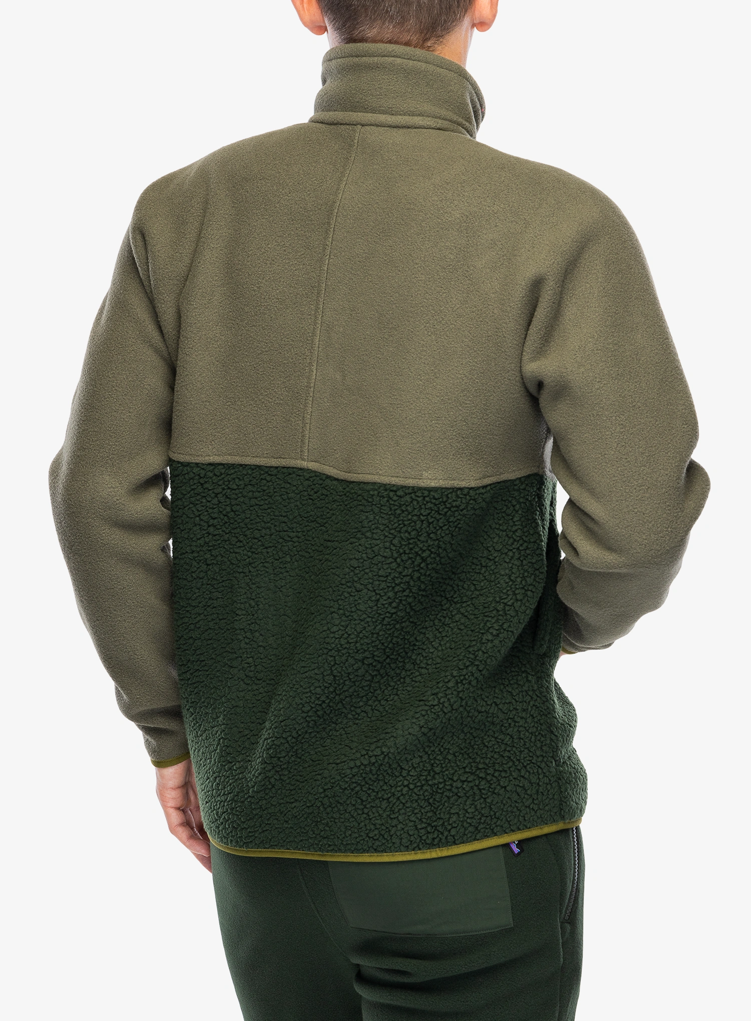 Flis Patagonia Retro Pile 1/2 Snap Pullover - old growth green