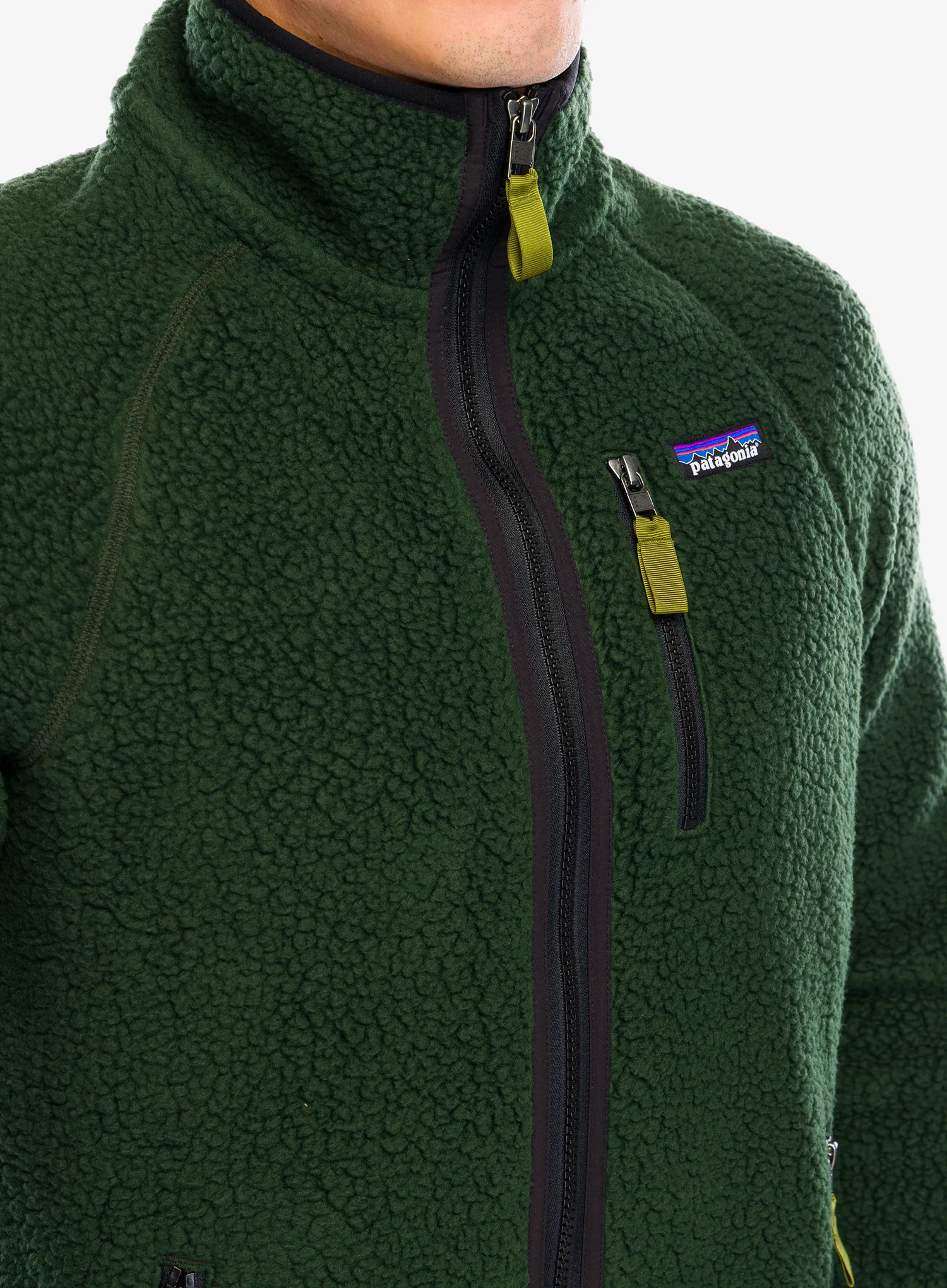 Flis Patagonia Retro Pile Jacket - old growth green