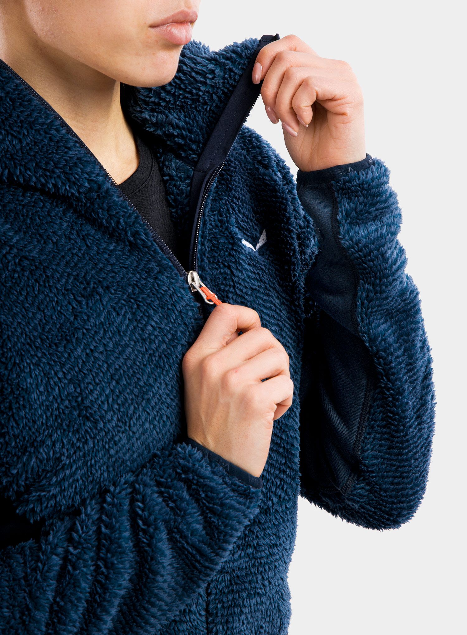 Ženski flis Salewa Tognazza Jacket - dark denim melange