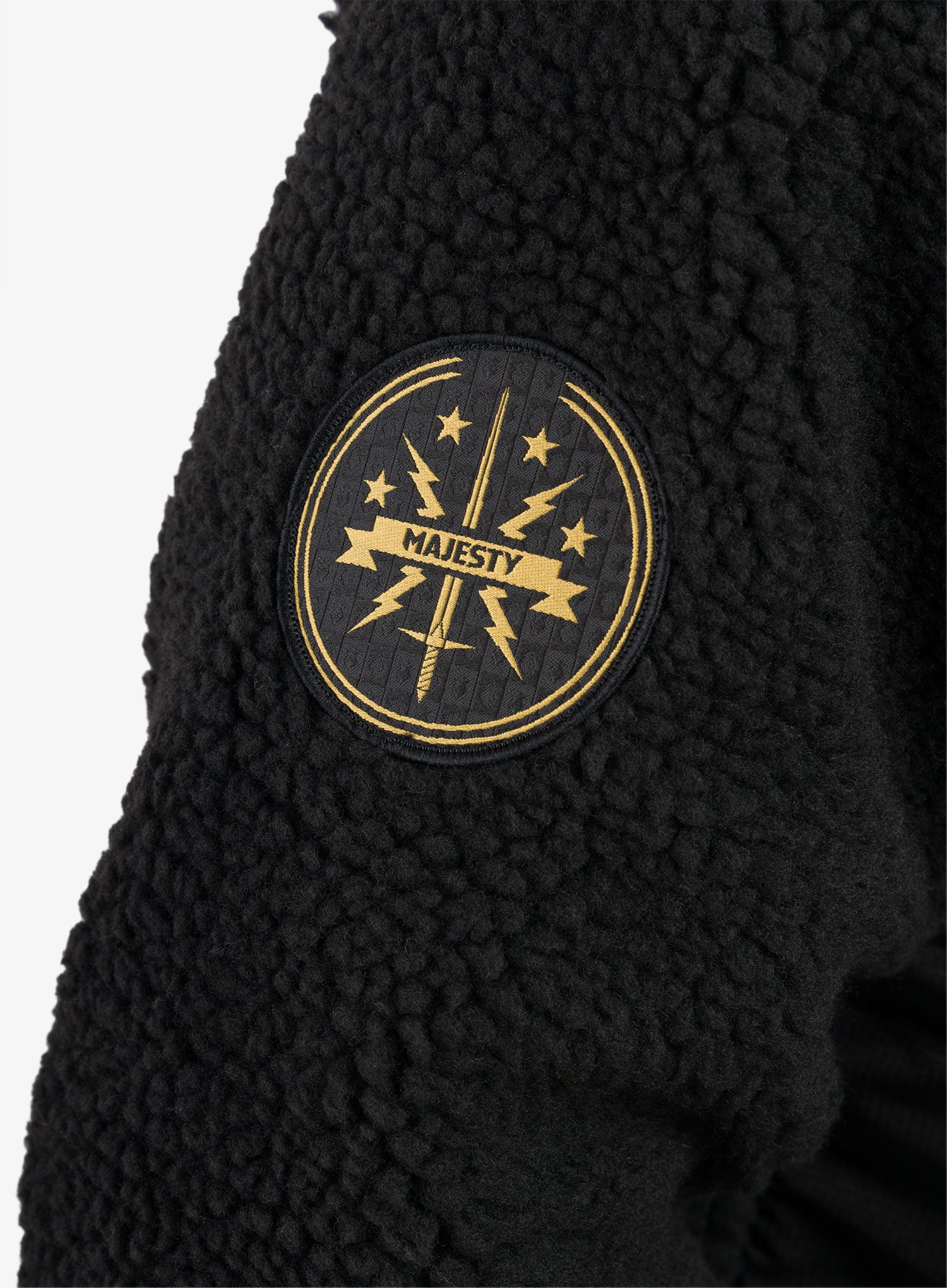 Flis Majesty Anorak Fleece - black