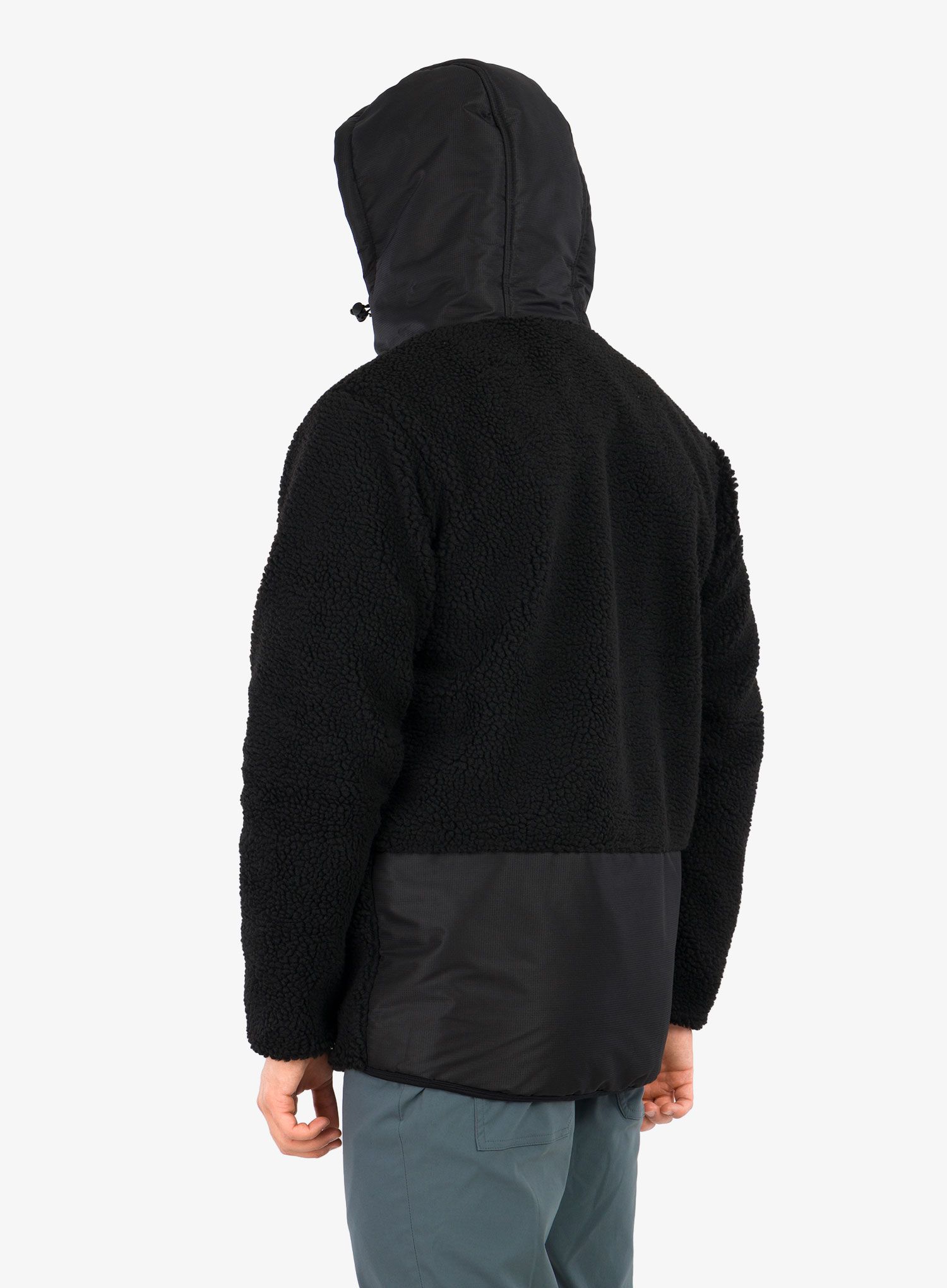 Flis Majesty Anorak Fleece - black