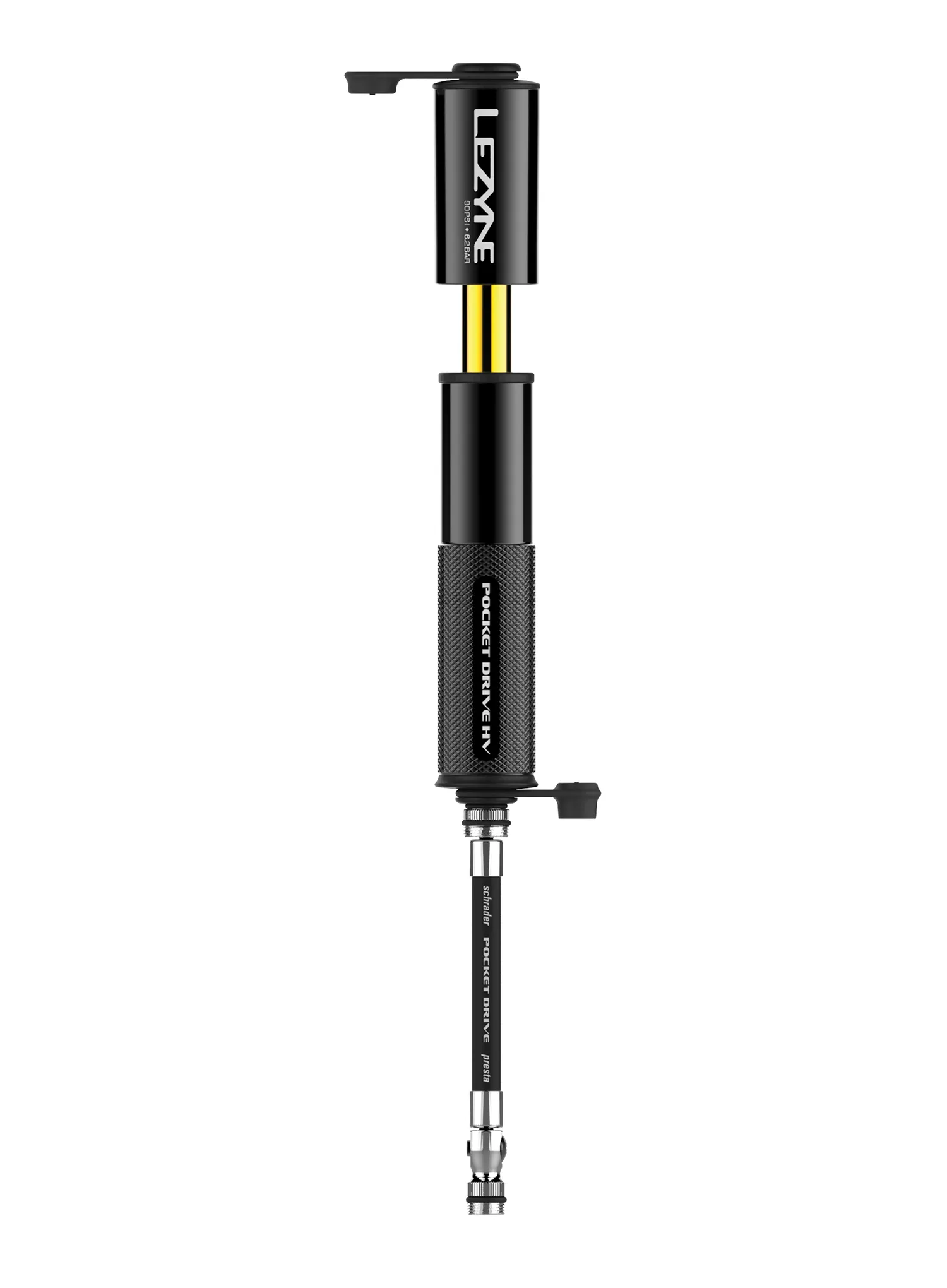 Kolesarska tlačilka Lezyne Pocket Drive HV - black