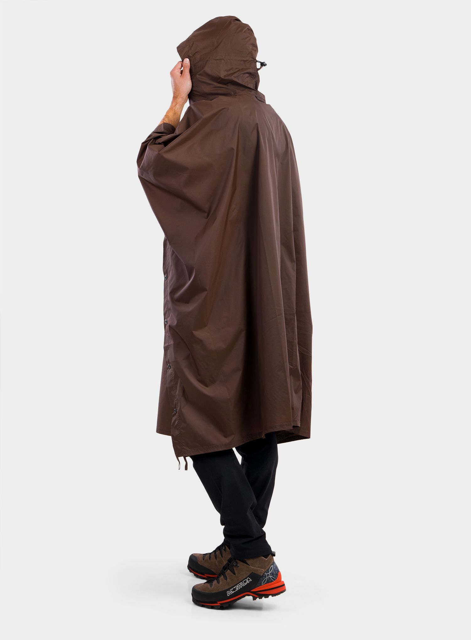 Dežni plašč Fjallraven Poncho - dark olive