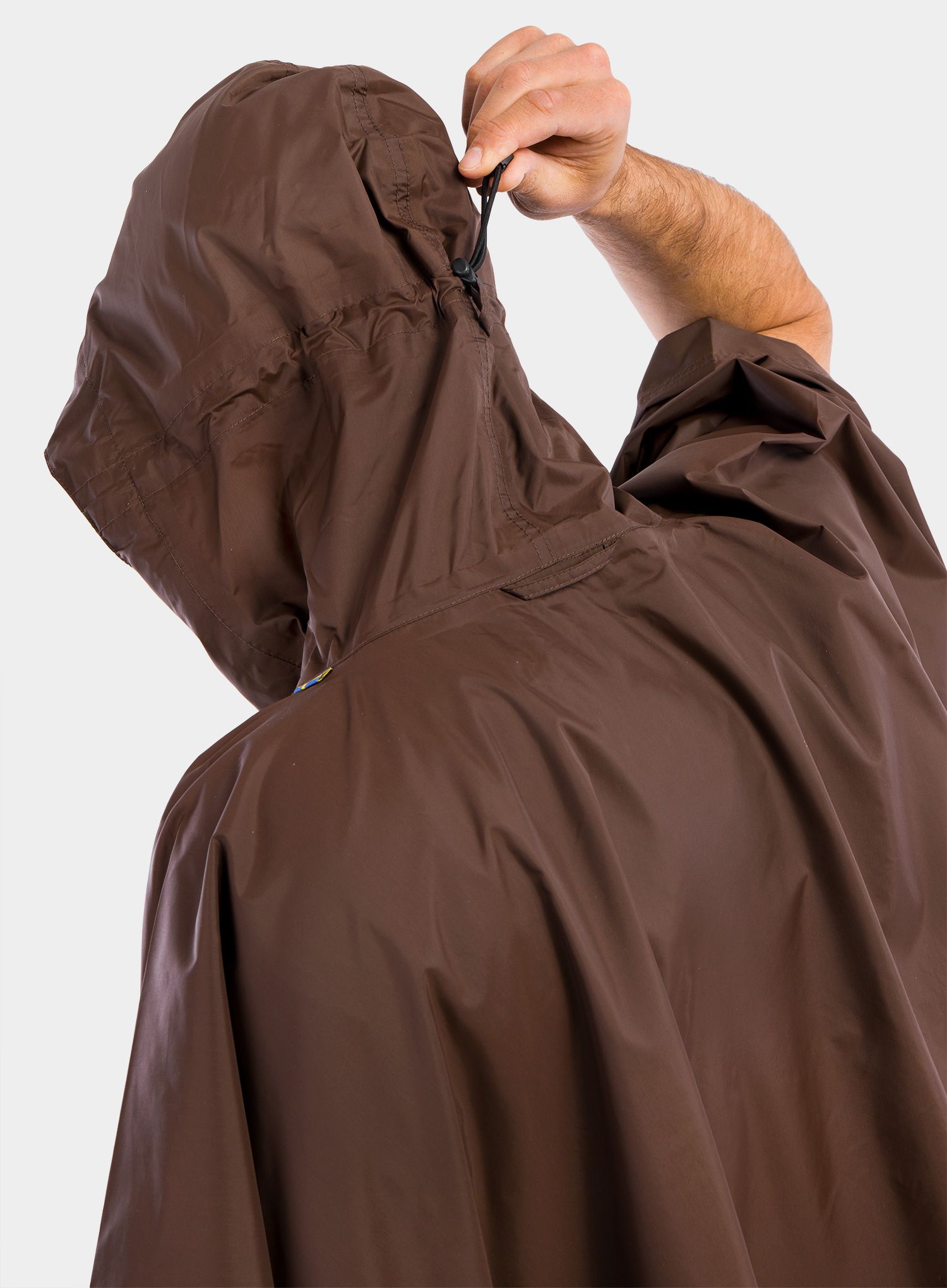 Dežni plašč Fjallraven Poncho - dark olive